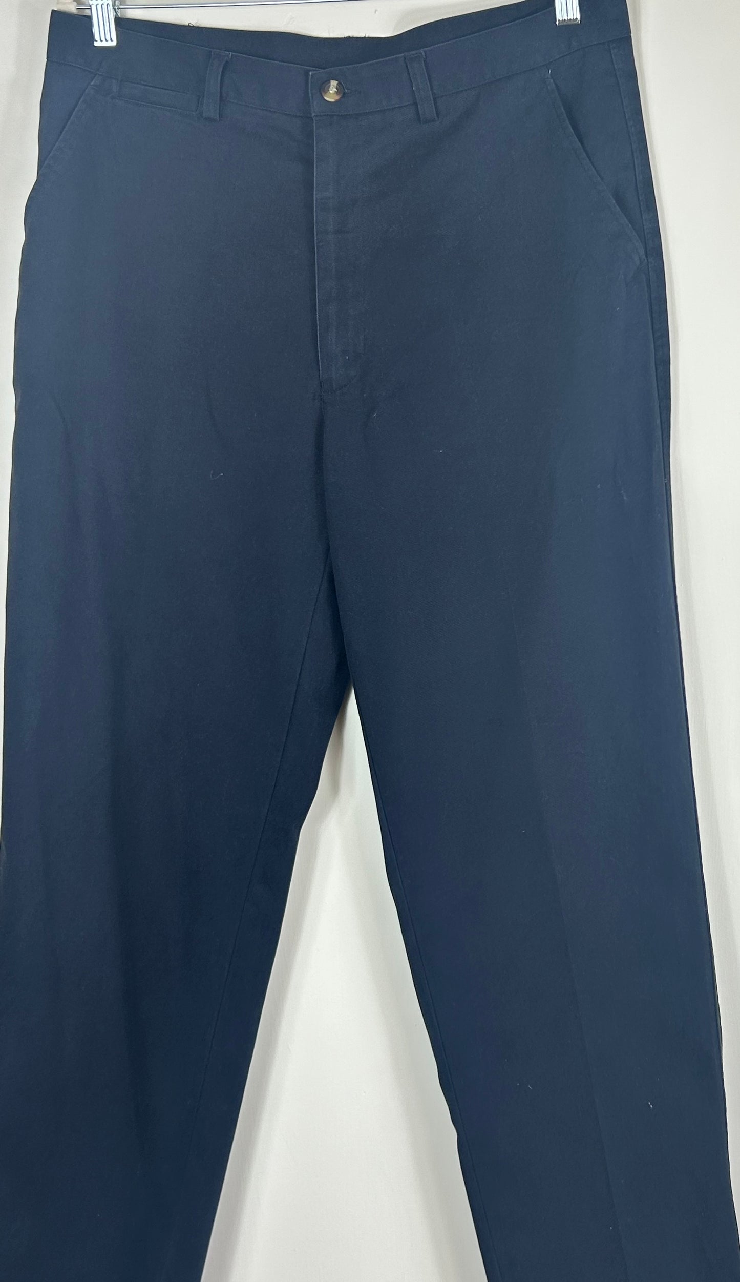 Navy  Gents Chino Style Cotton Traders Trousers