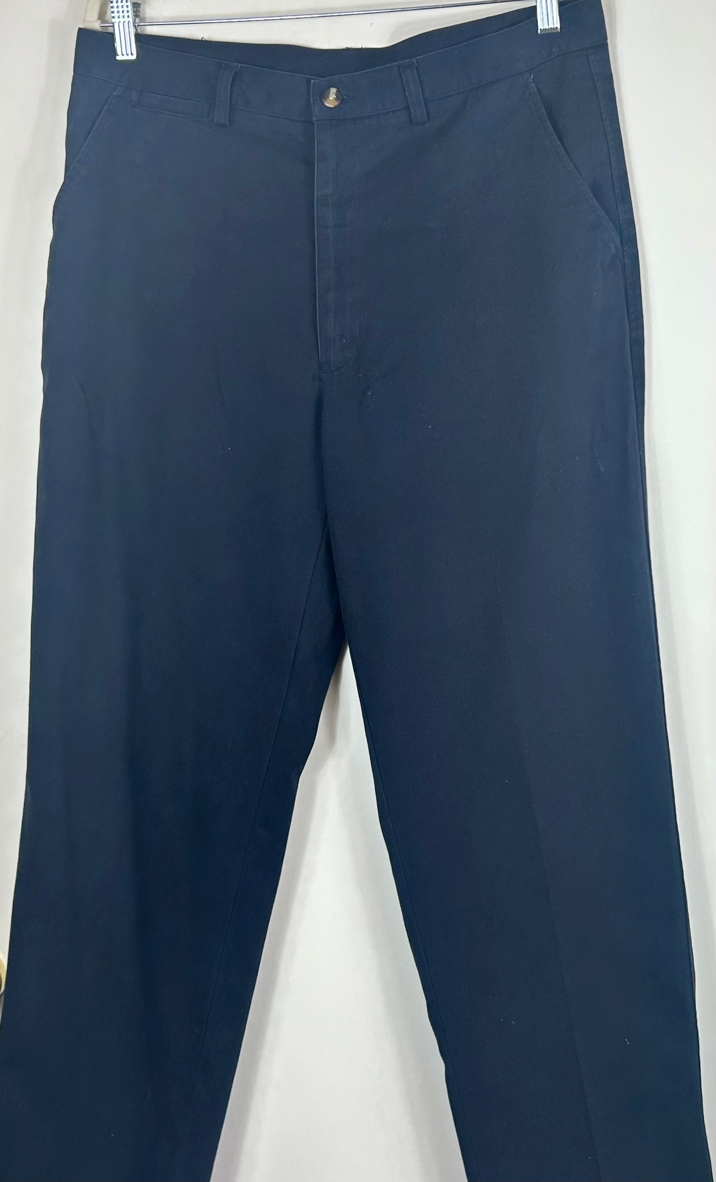 Navy  Gents Chino Style Cotton Traders Trousers