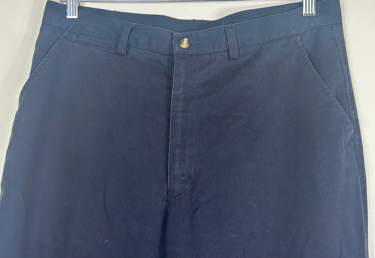 Navy  Gents Chino Style Cotton Traders Trousers