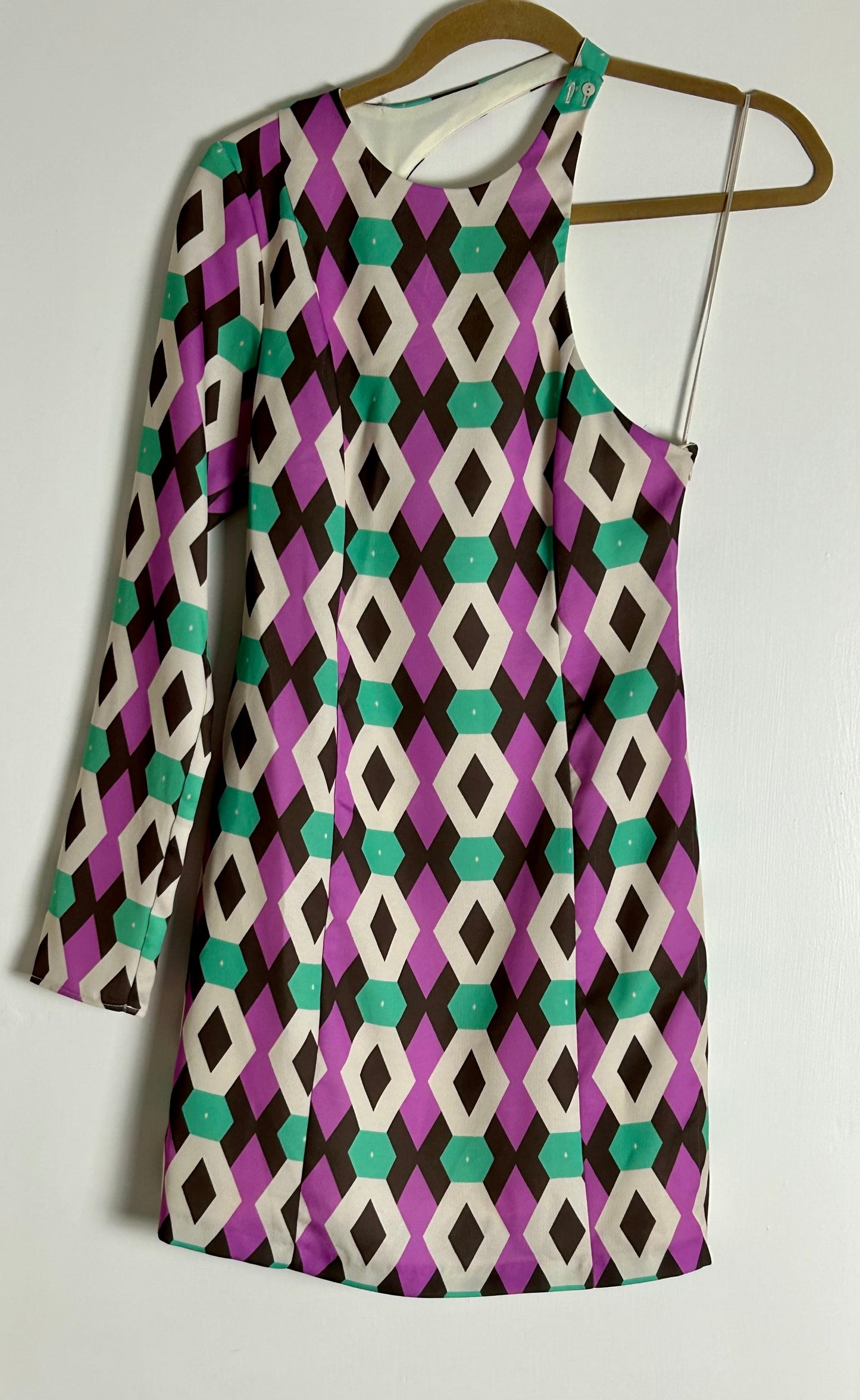 Multi Colour Asymmetrical Zara Dress