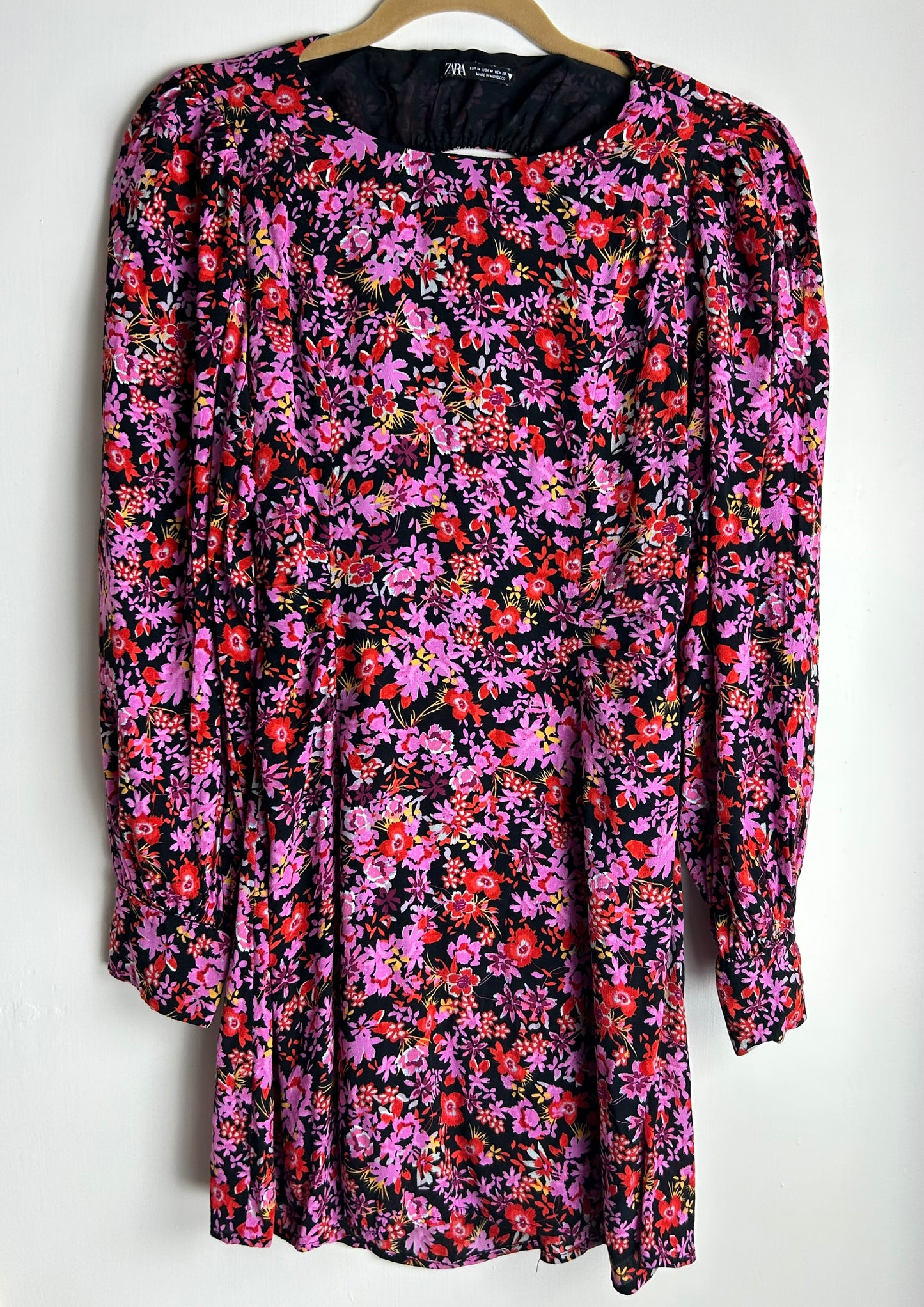 Floral Pattern Zara Long Sleeved Dress