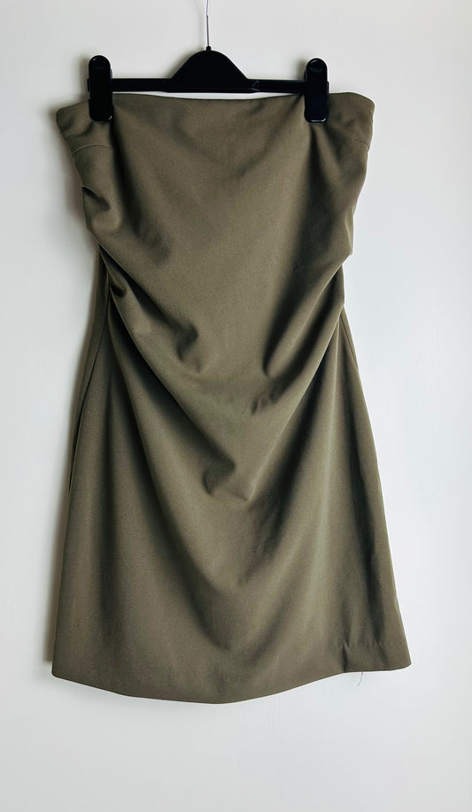 Taupe Zara  Bustier dress