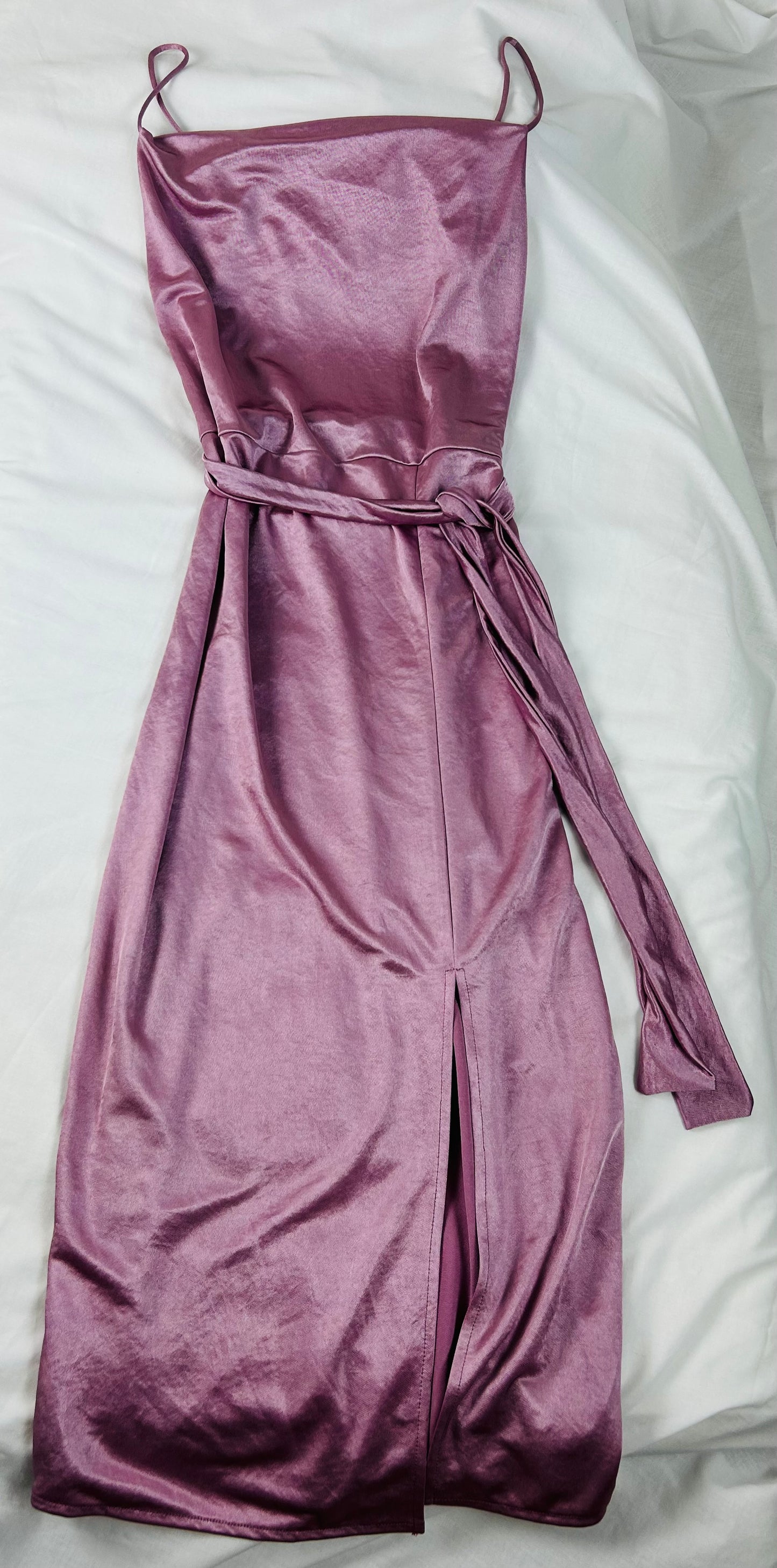 Pink / Lilac Satin  Zara Dress