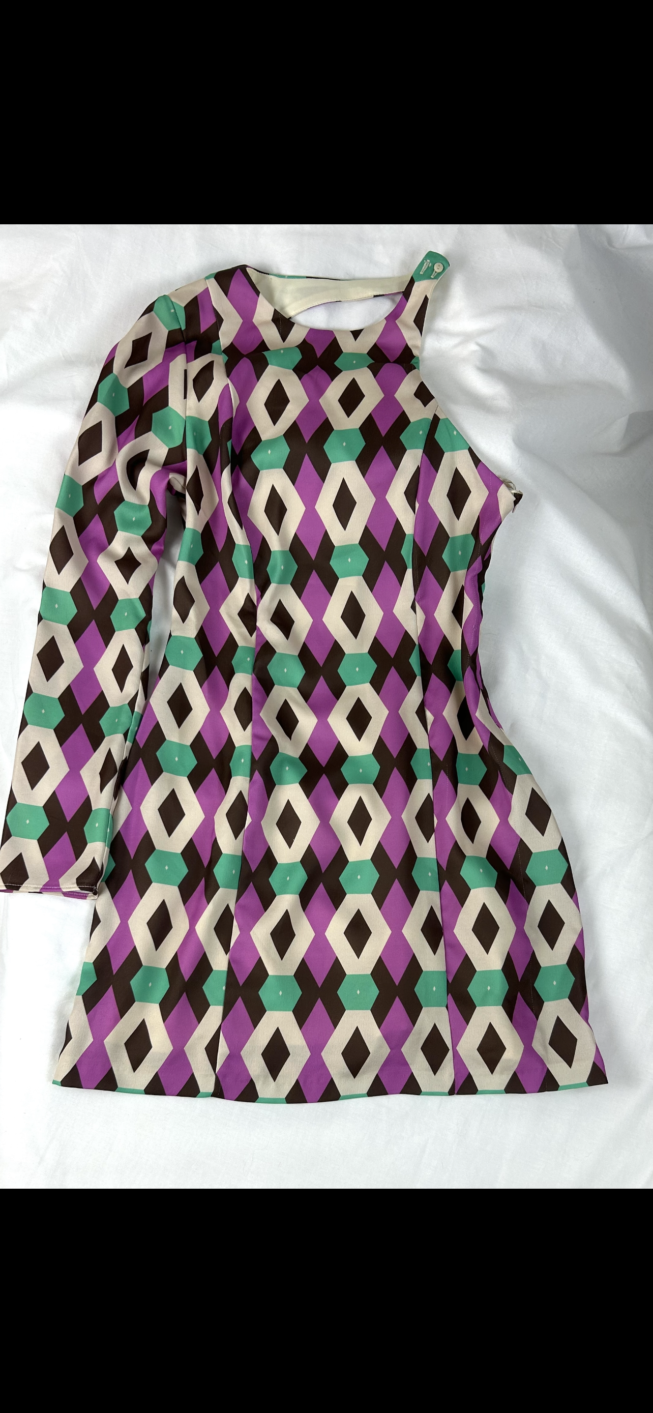 Multi Colour Asymmetrical Zara Dress