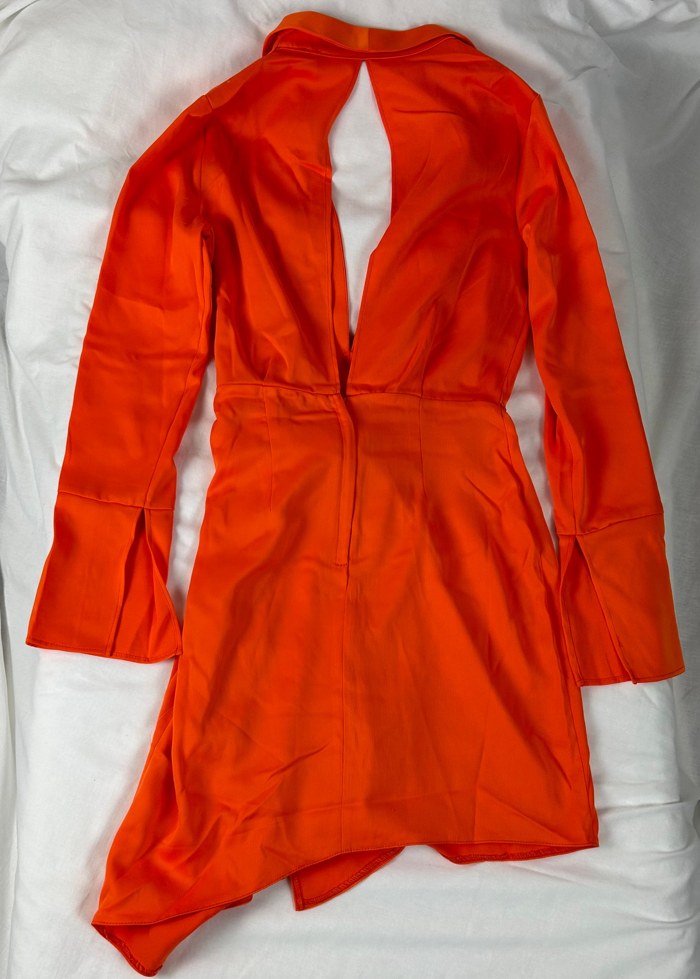 Orange Satin ASOS Dress