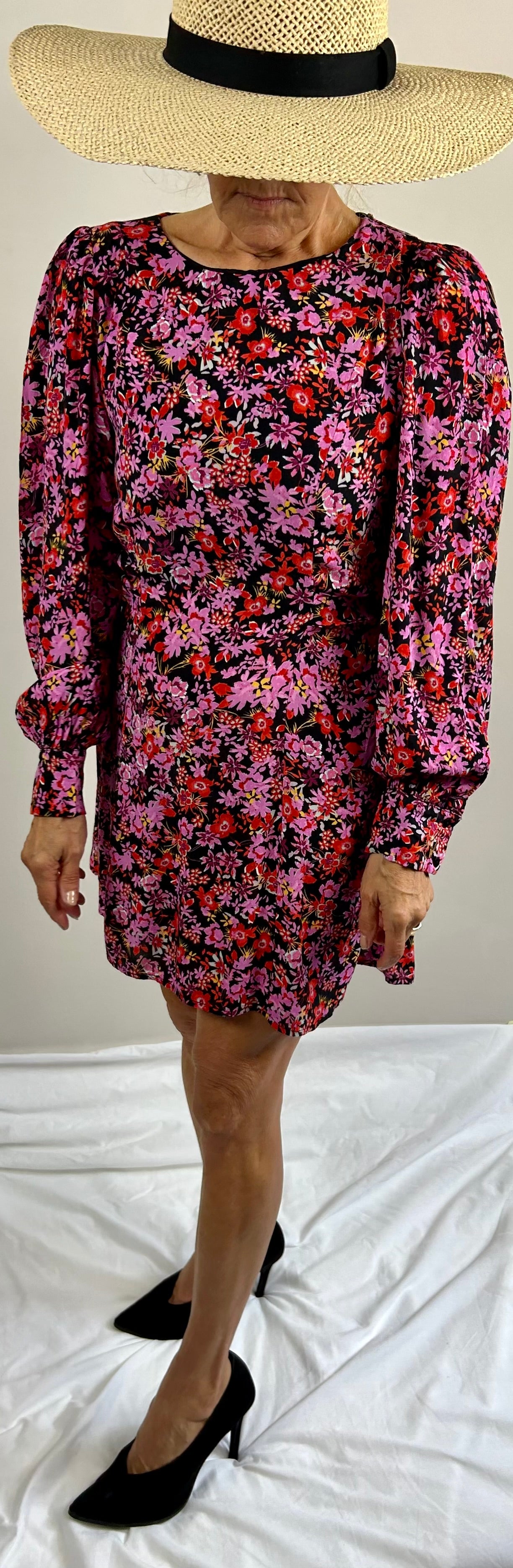 Floral Pattern Zara Long Sleeved Dress