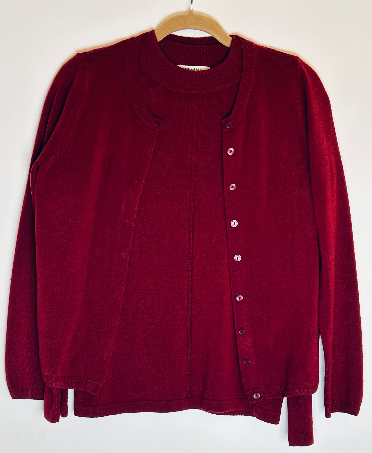 Maroon Twinset