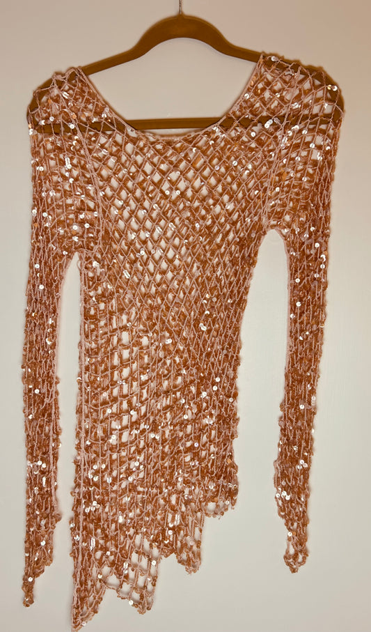 Dusty Pink String Style Top