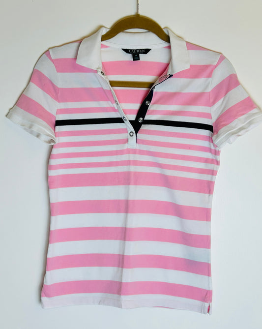 Pink & White Ralph Lauren  Polo Top
