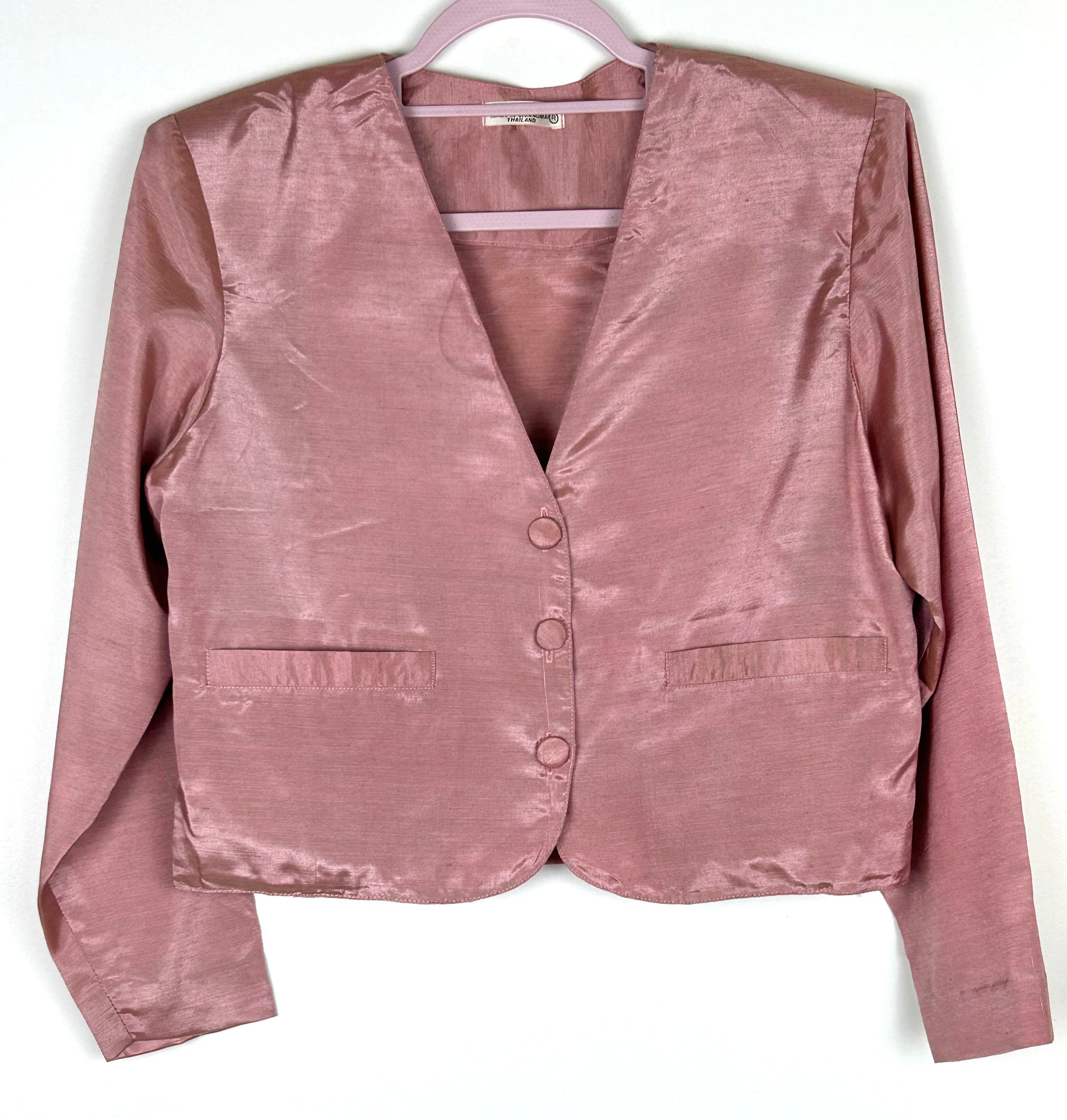 Pink Silk Jacket