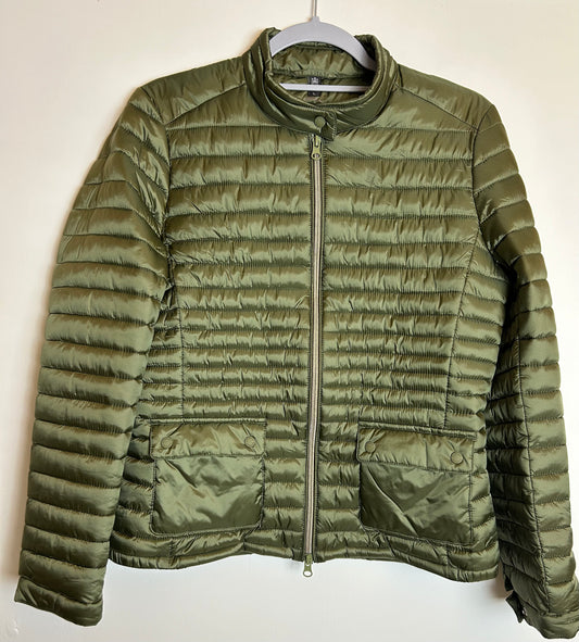 Green Ganesh Lightly Padded Jacket