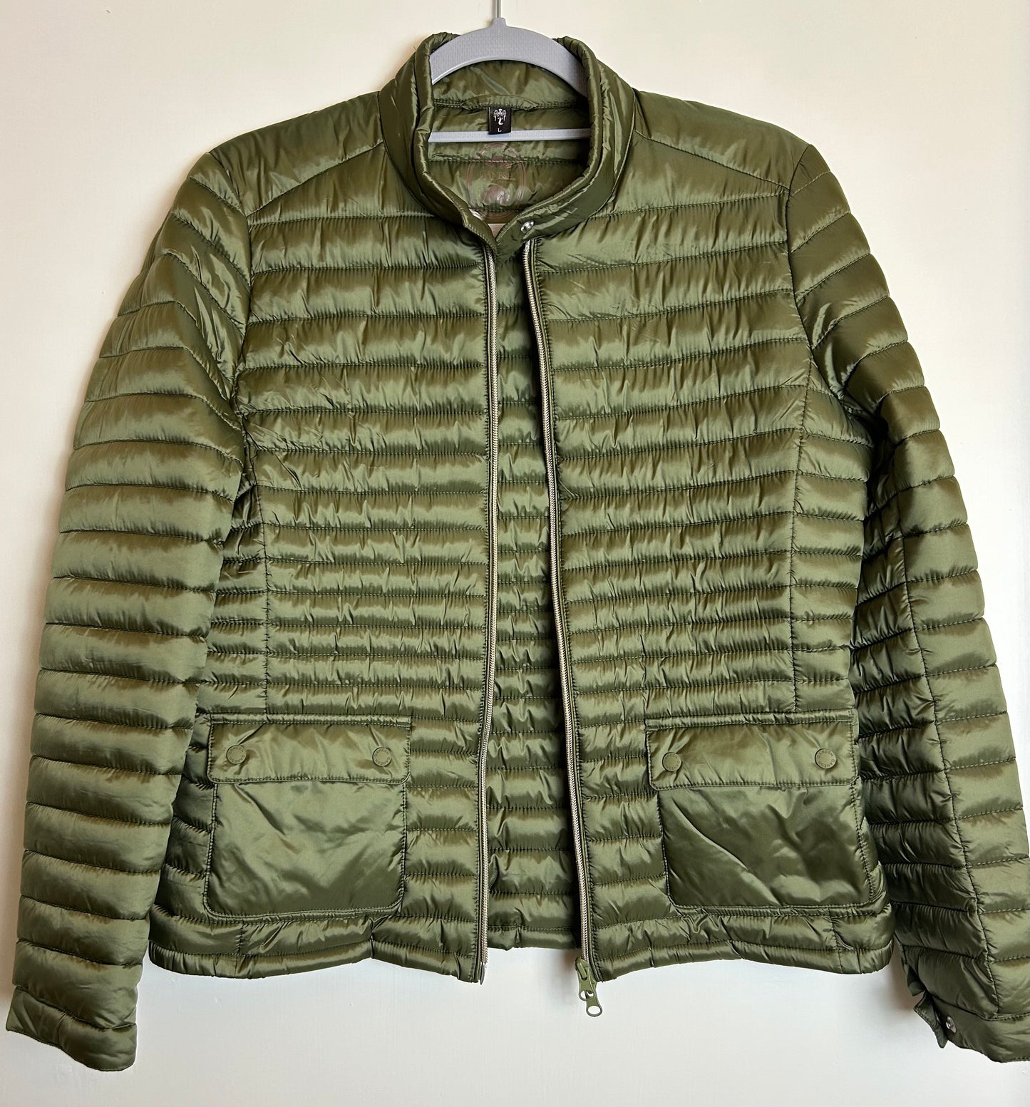 Green Ganesh Lightly Padded Jacket