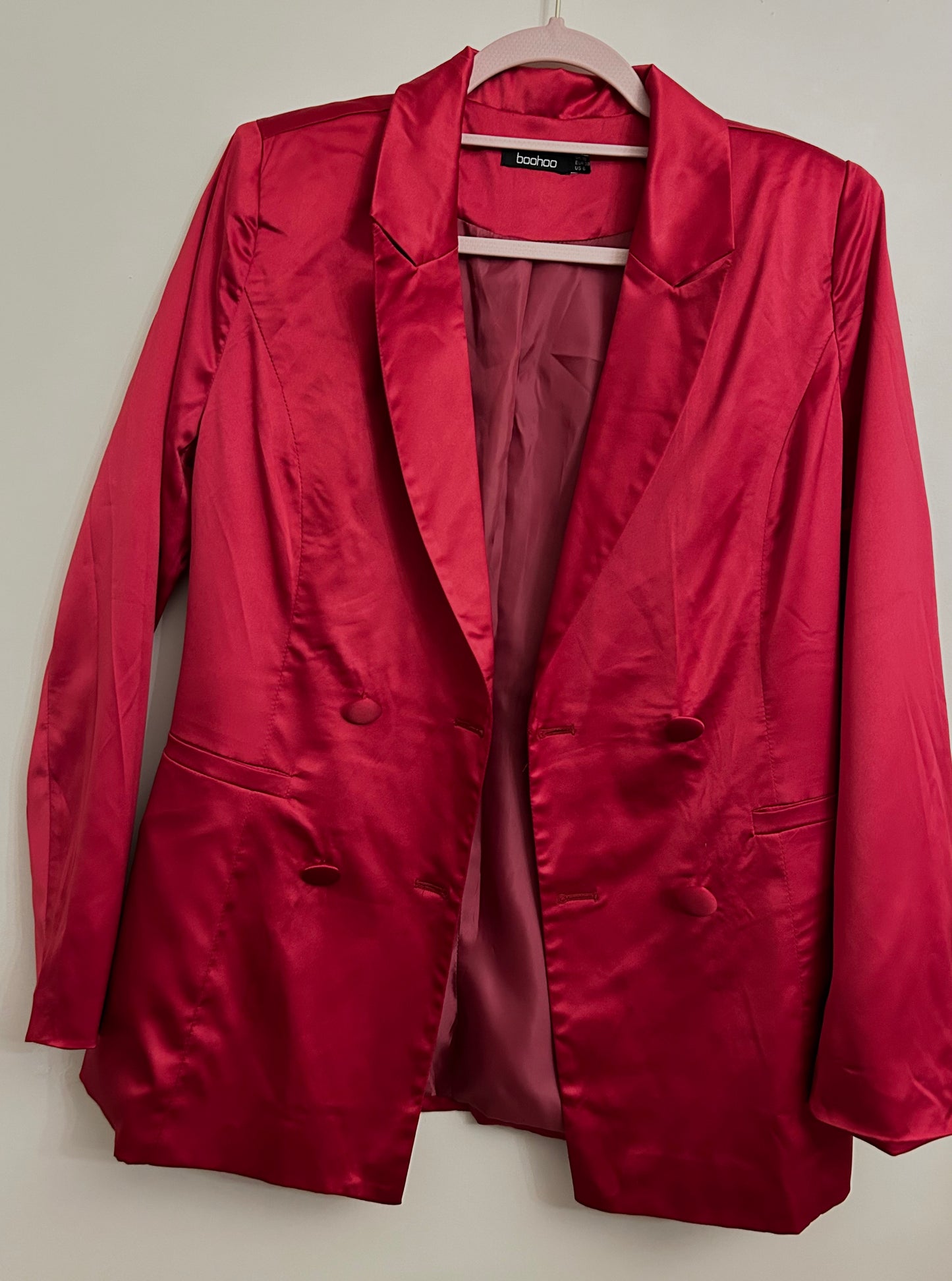 Raspberry Double breasted Jacket