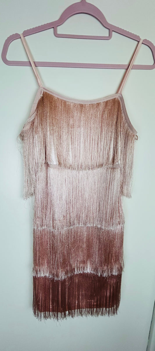 Pink SHEIN Flapper Style  Dress