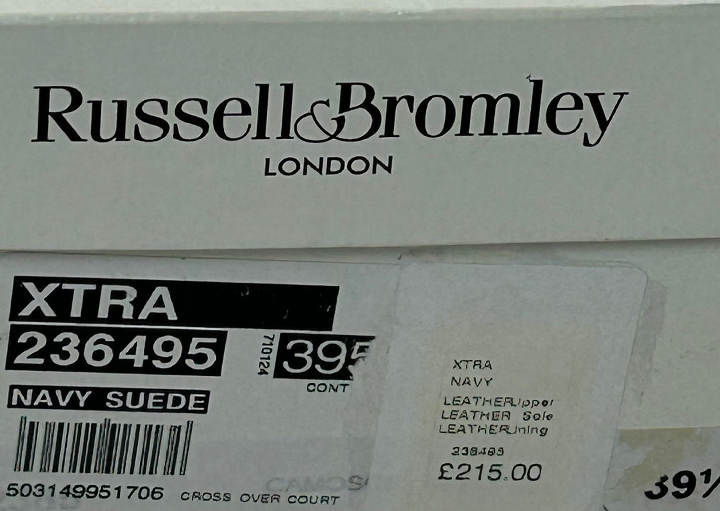 Navy Russell & Bromley Court Shoe