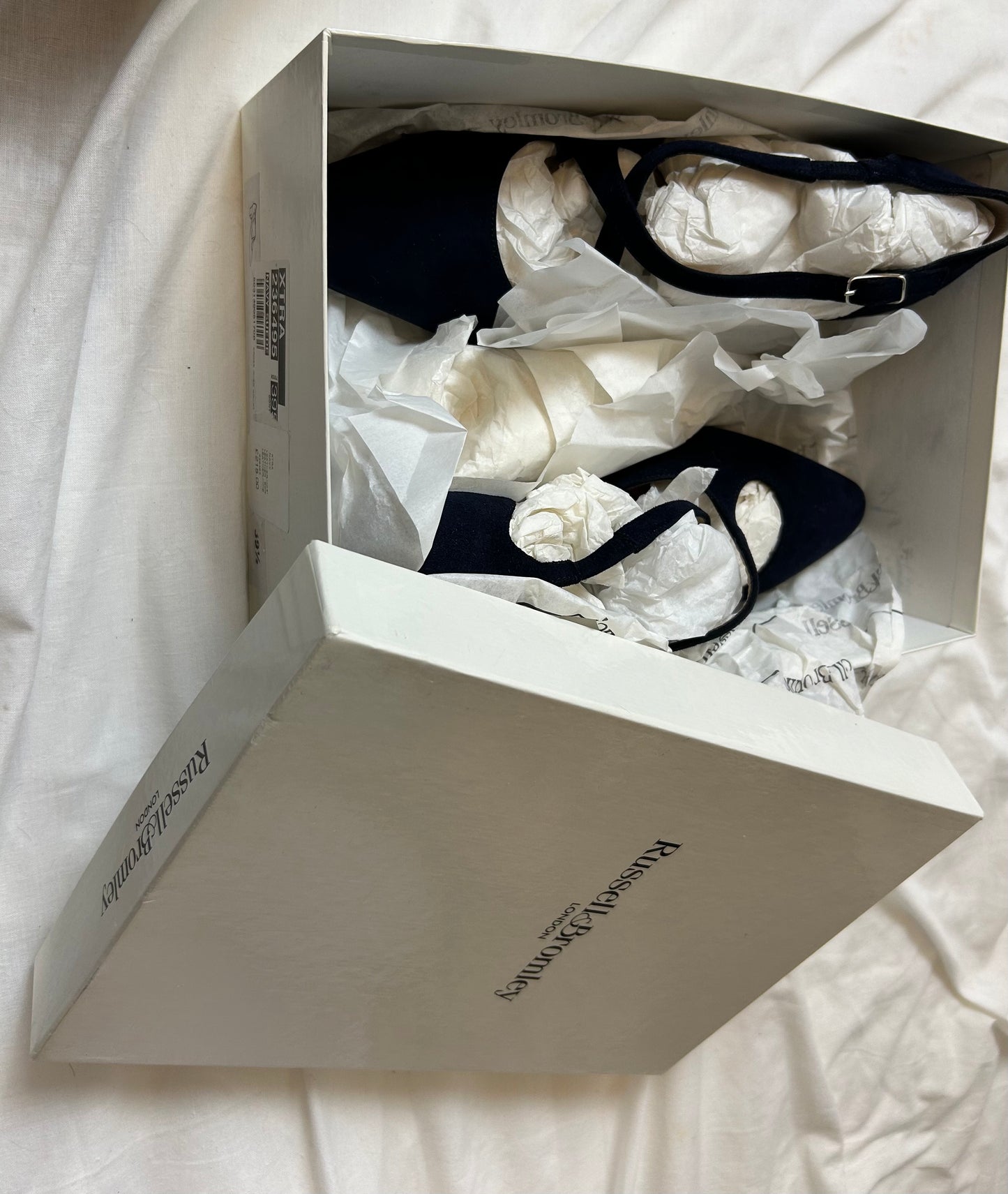 Navy Russell & Bromley Court Shoe