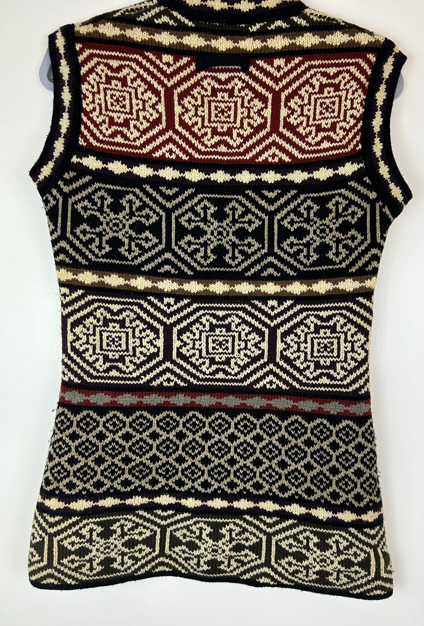 Multi Neutral Coloured Jean Paul Gaultier Sleeveless Tunic Dress
