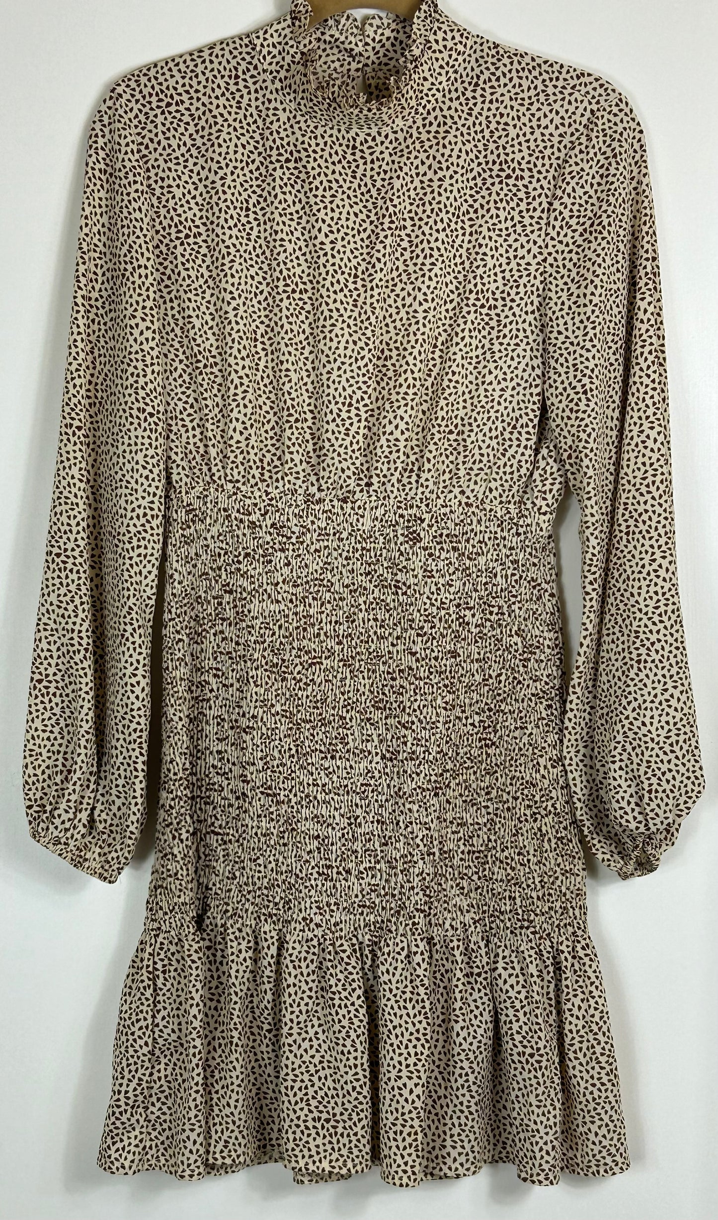 Cream, Beige & Brown Shein Dress