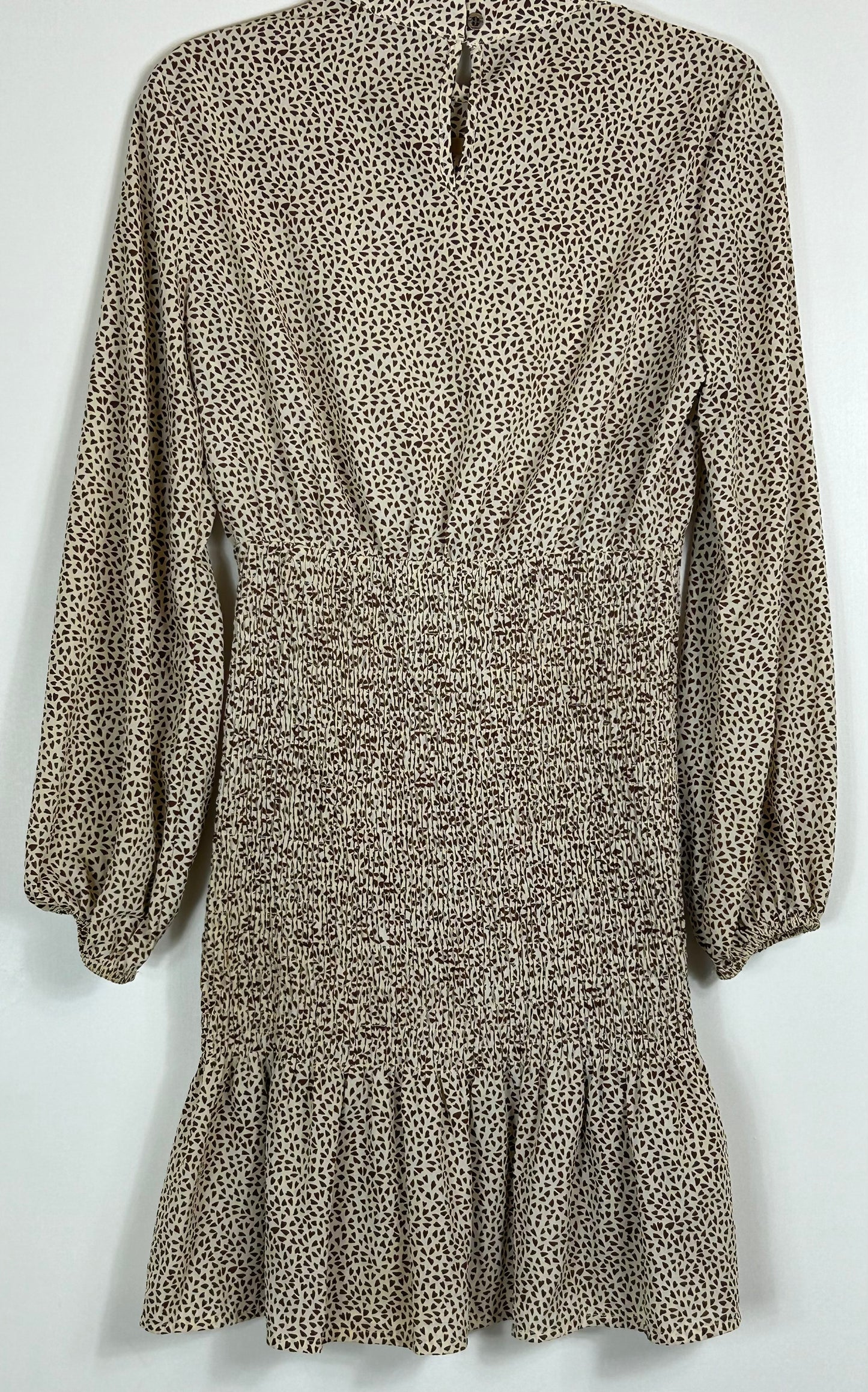 Cream, Beige & Brown Shein Dress