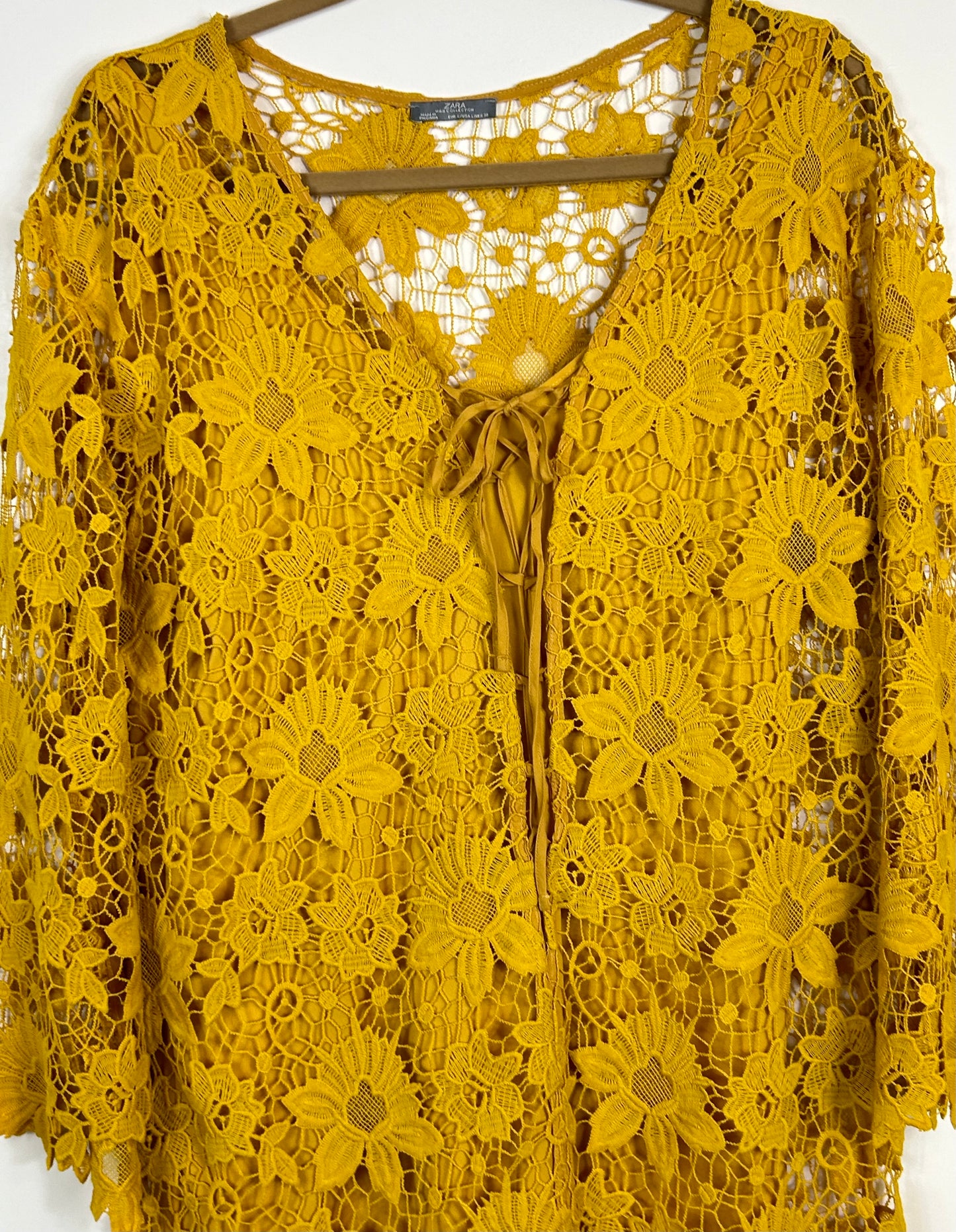 Mustard Zara Beach Dress
