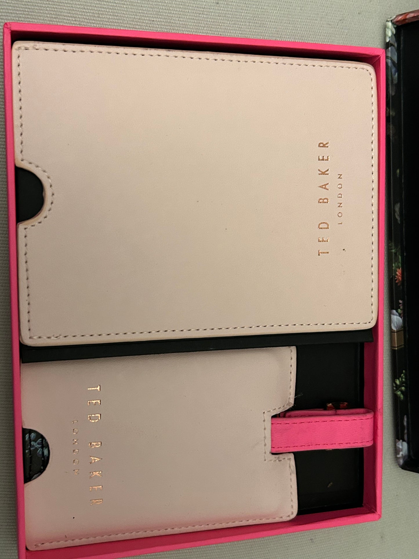 Pale Pink Ted Baker Travel Set