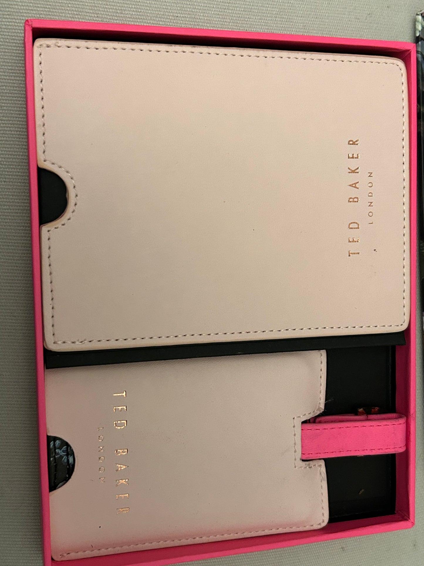 Pale Pink Ted Baker Travel Set