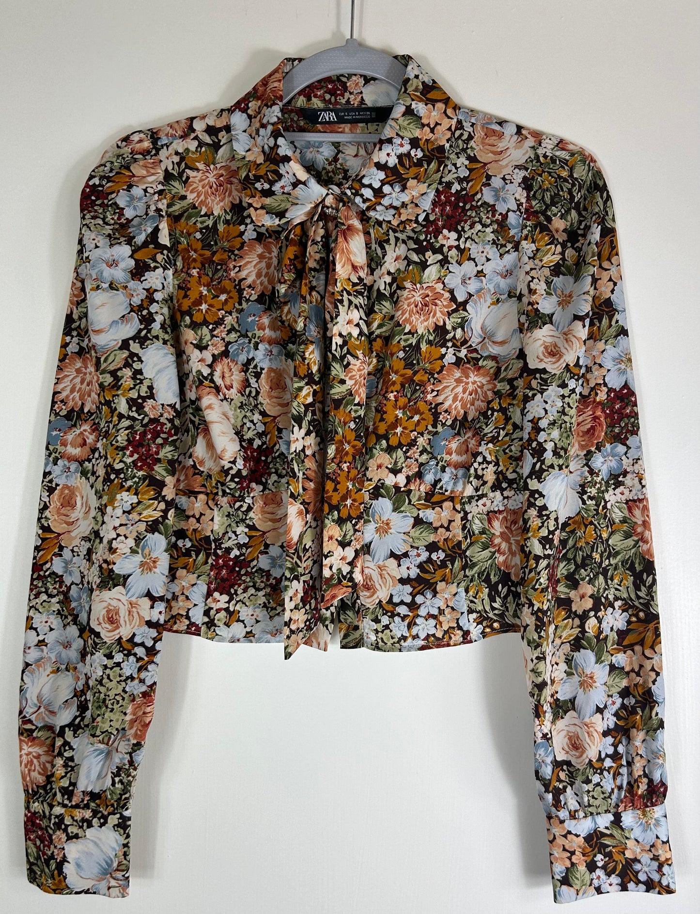 Floral ZARA Long Sleeve Blouse