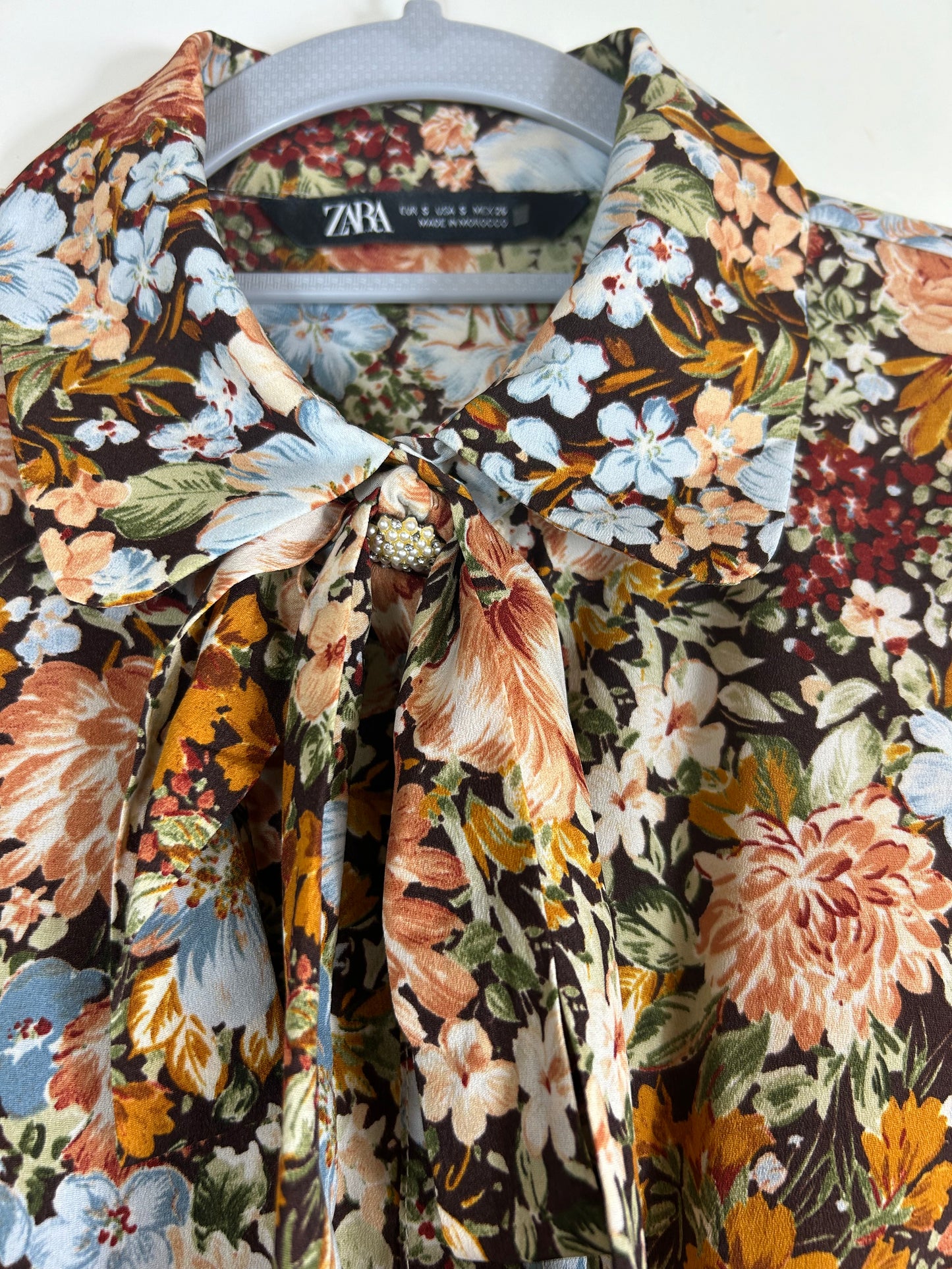 Floral ZARA Long Sleeve Blouse