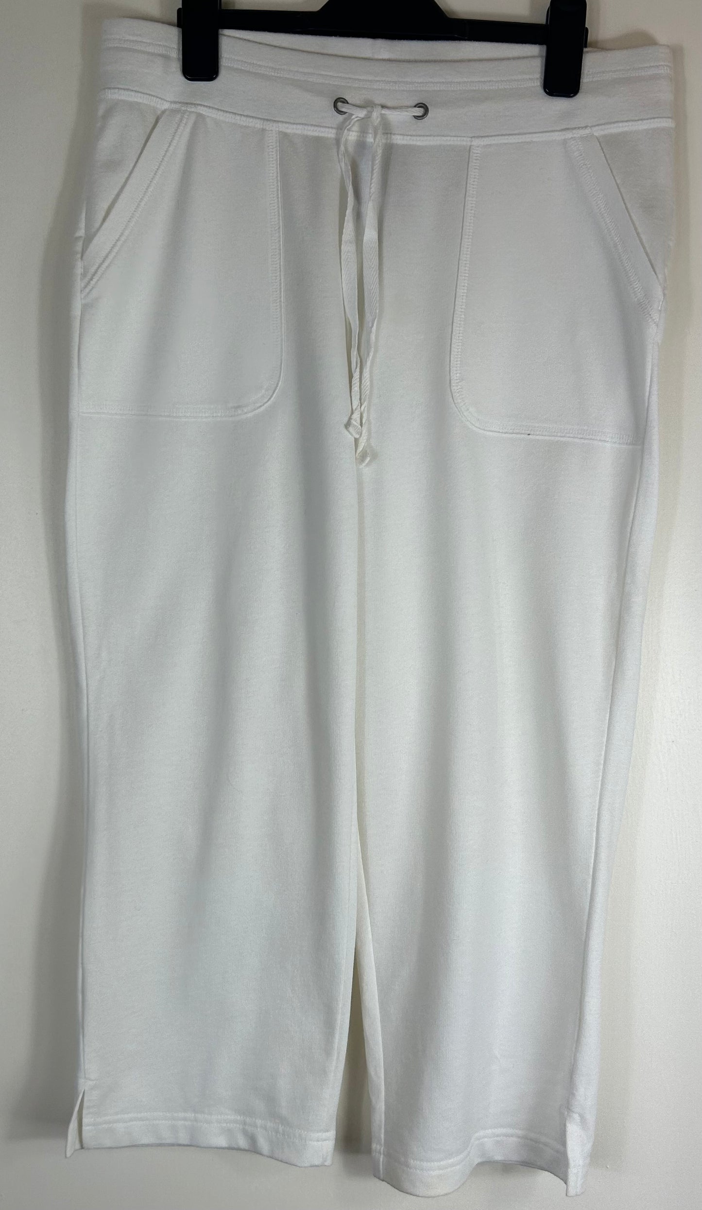 White STAG 3/4 Length Trousers