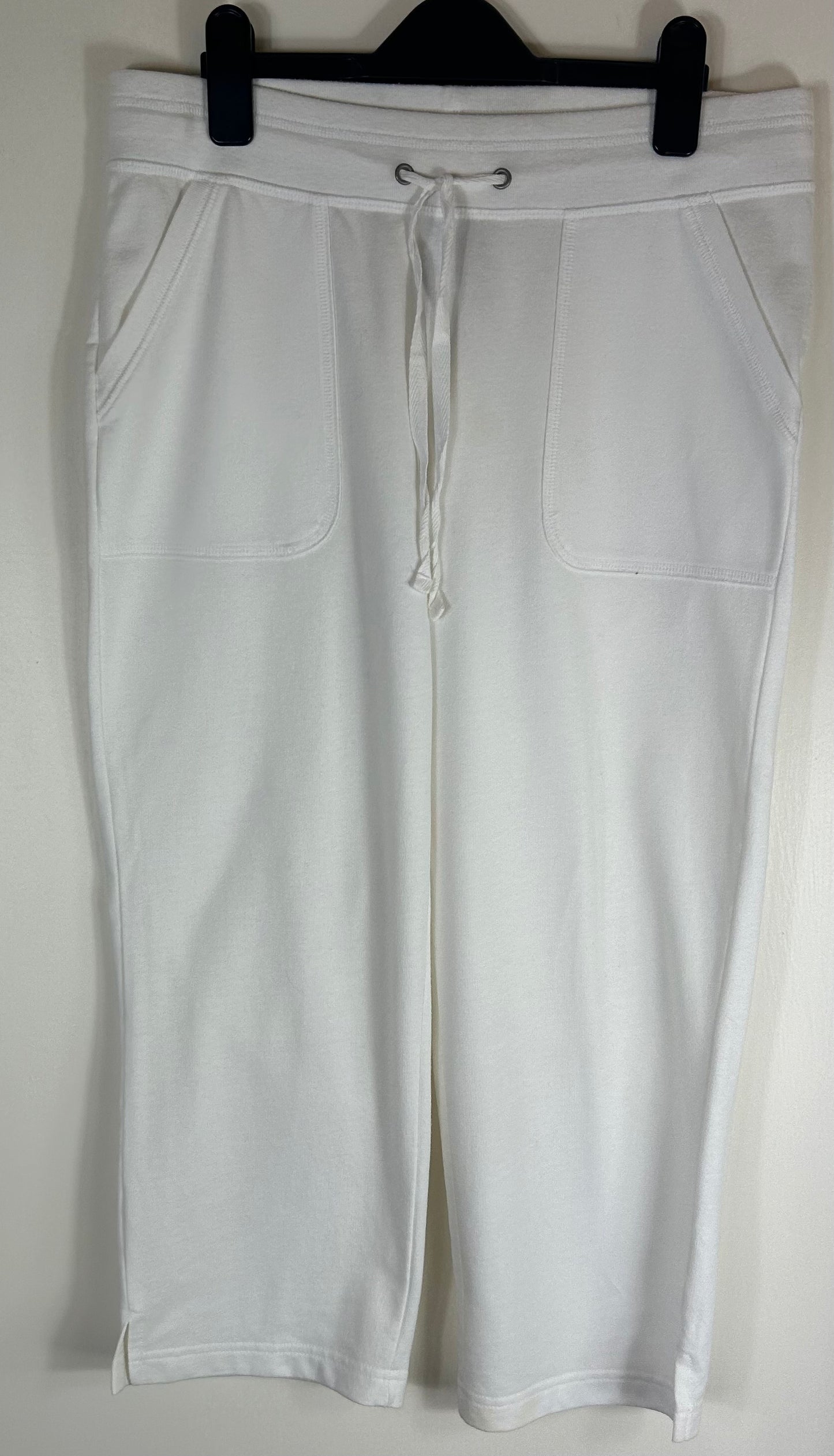 White STAG 3/4 Length Trousers