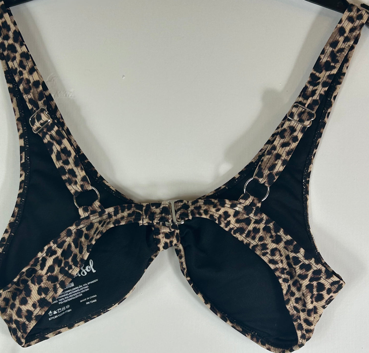 Animal Print Cabana Del Sol  Bikini