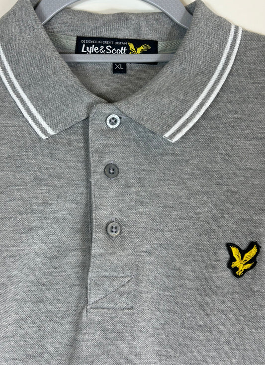 Grey LYLE & SCOTT Polo Shirt