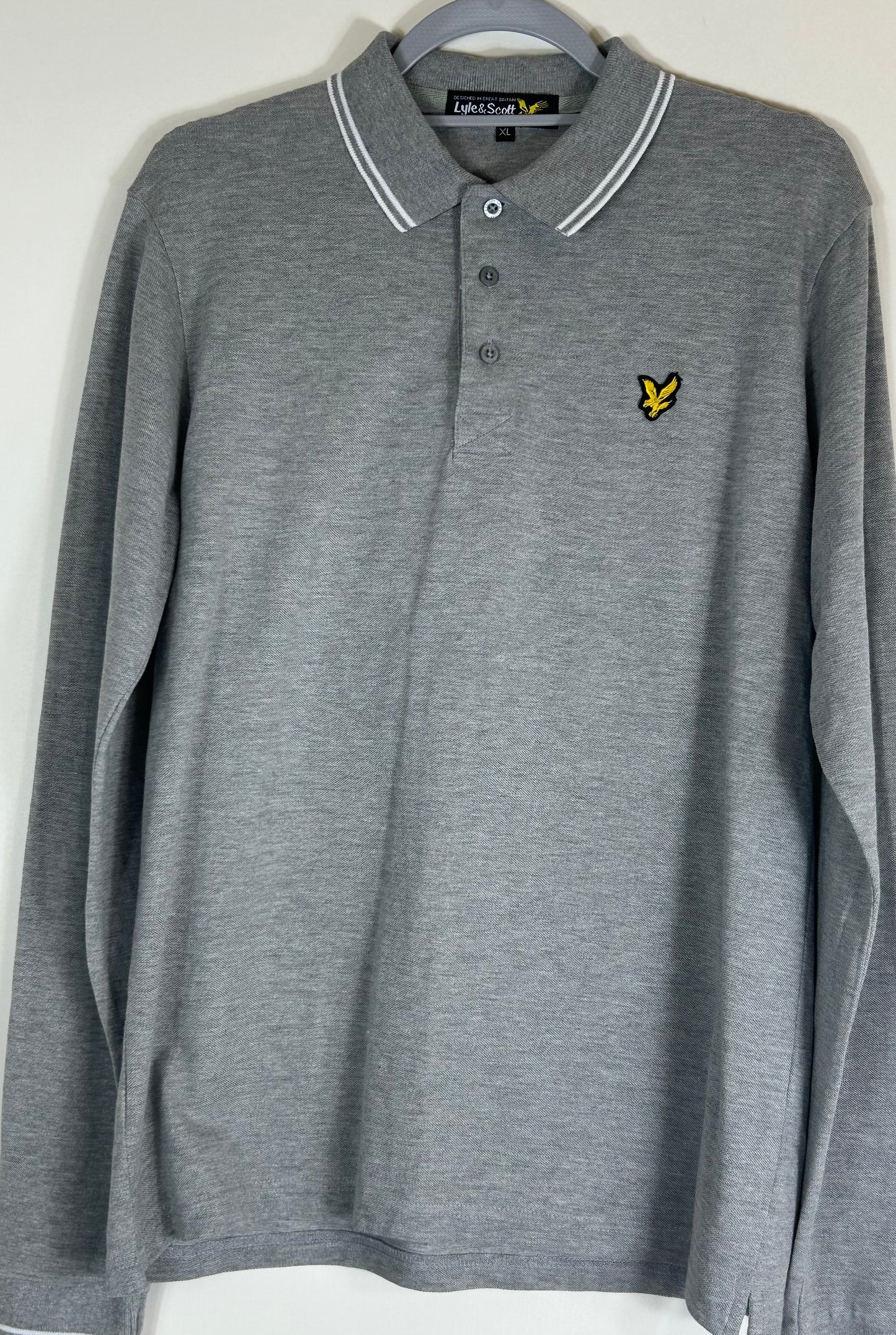 Grey LYLE & SCOTT Polo Shirt