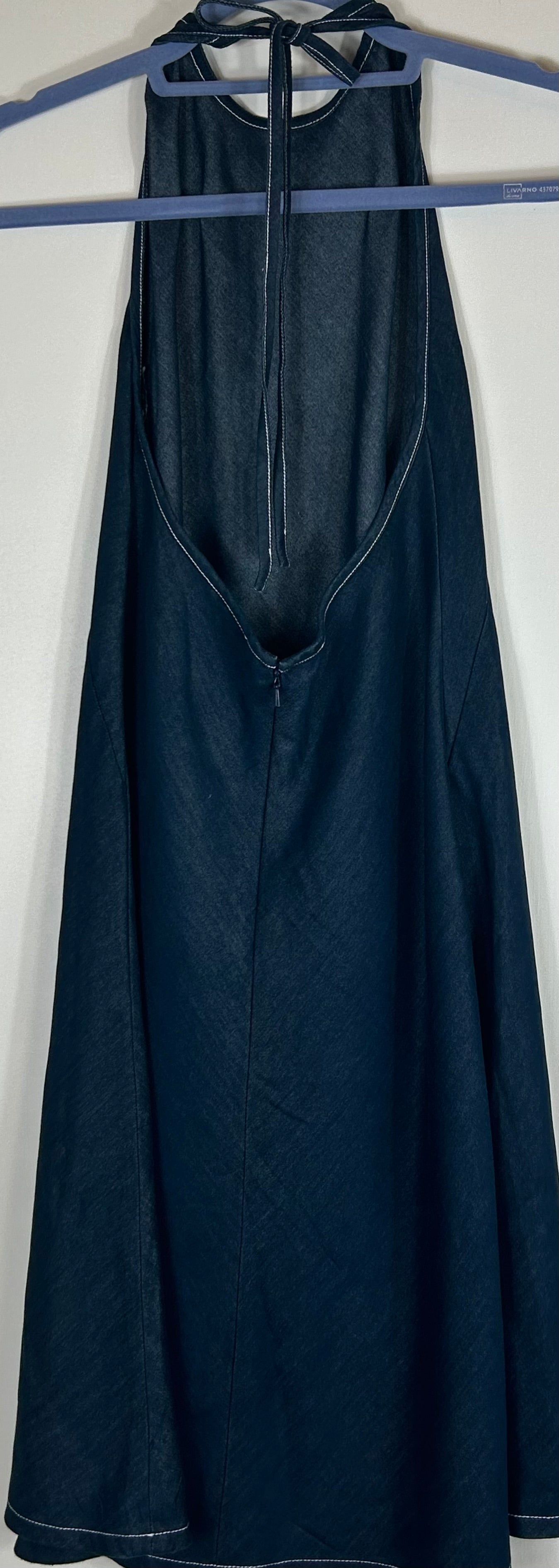 Denim(Light Weight) Betty Jackson Halter Dress