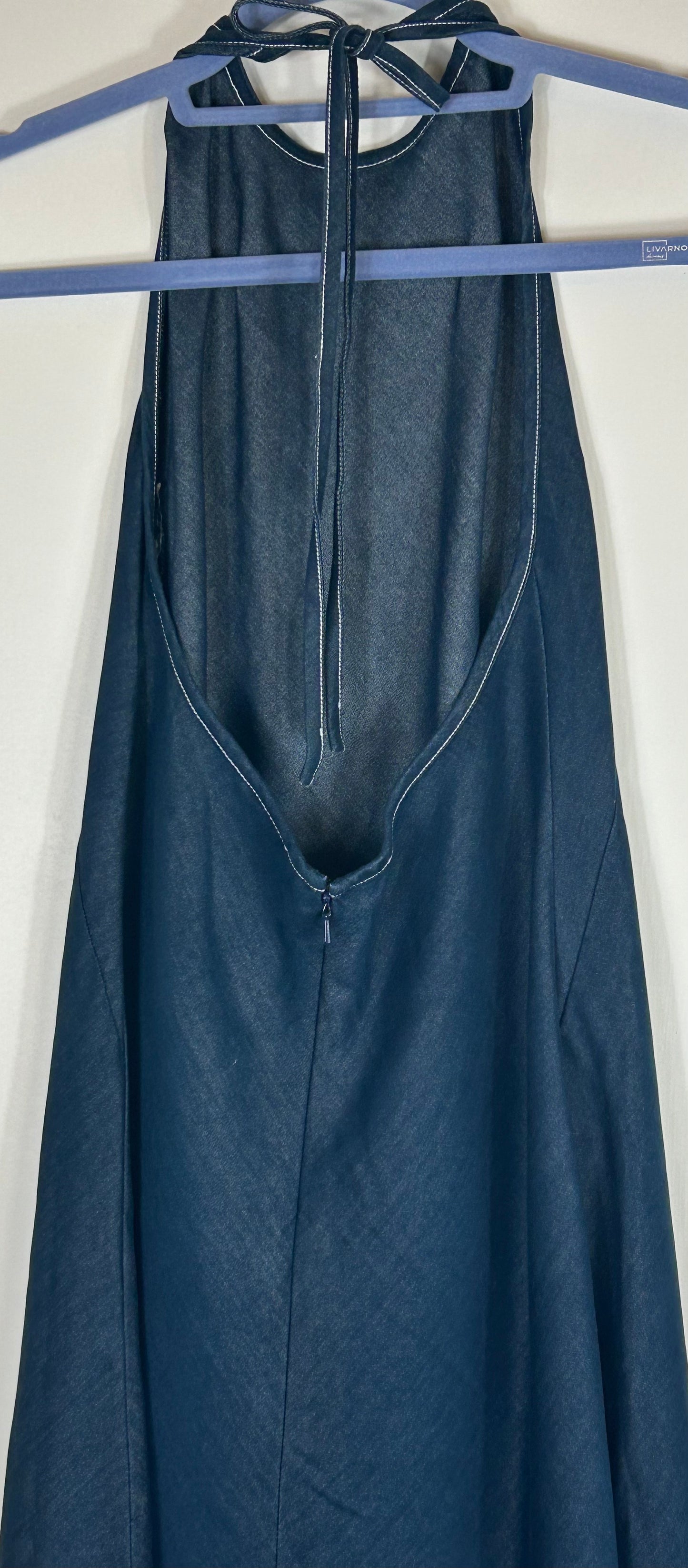 Denim(Light Weight) Betty Jackson Halter Dress