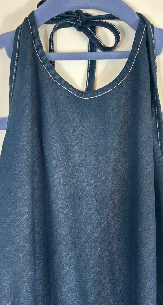 Denim(Light Weight) Betty Jackson Halter Dress