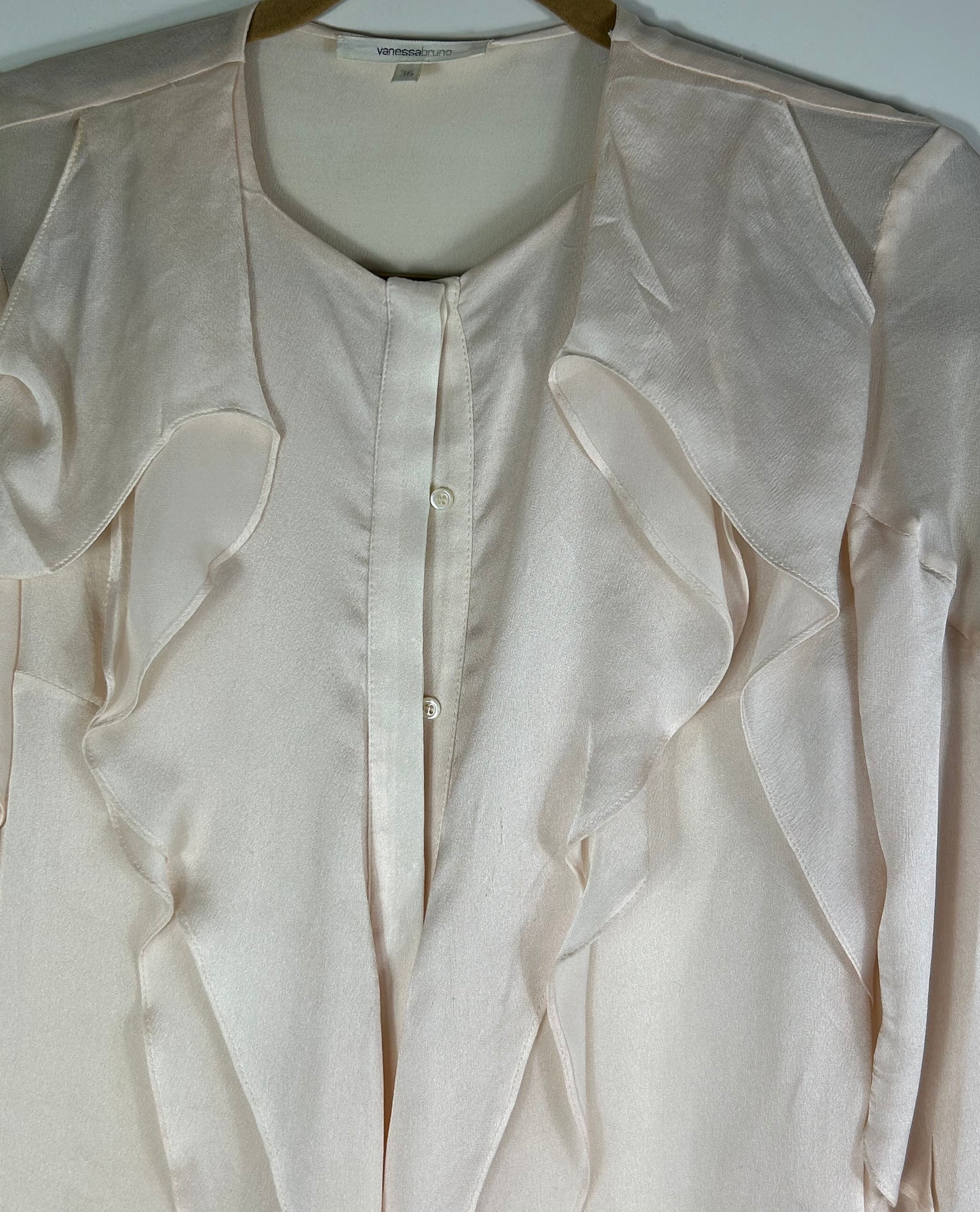 Pale peach Vanessa Bruno Silk Blouse