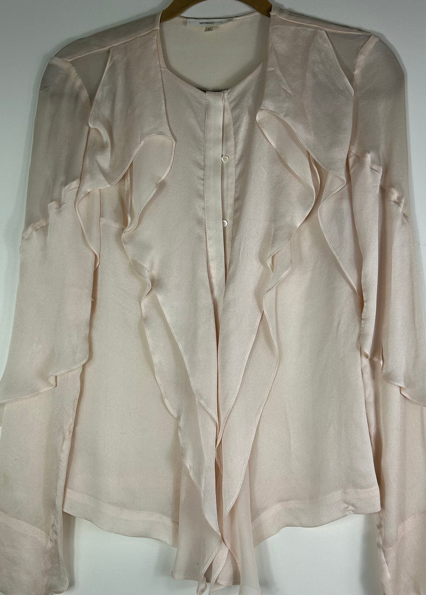 Pale peach Vanessa Bruno Silk Blouse