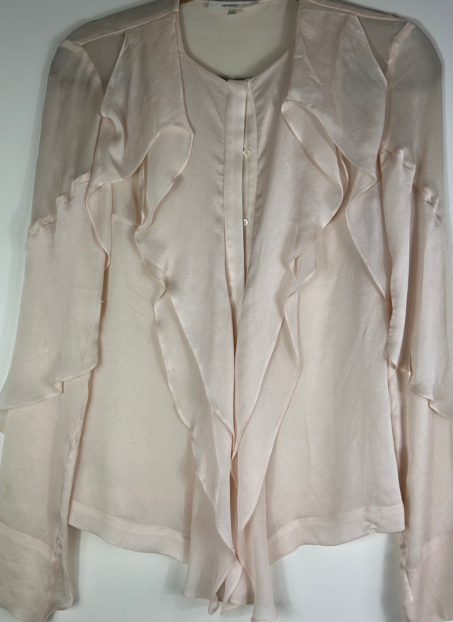 Pale peach Vanessa Bruno Silk Blouse