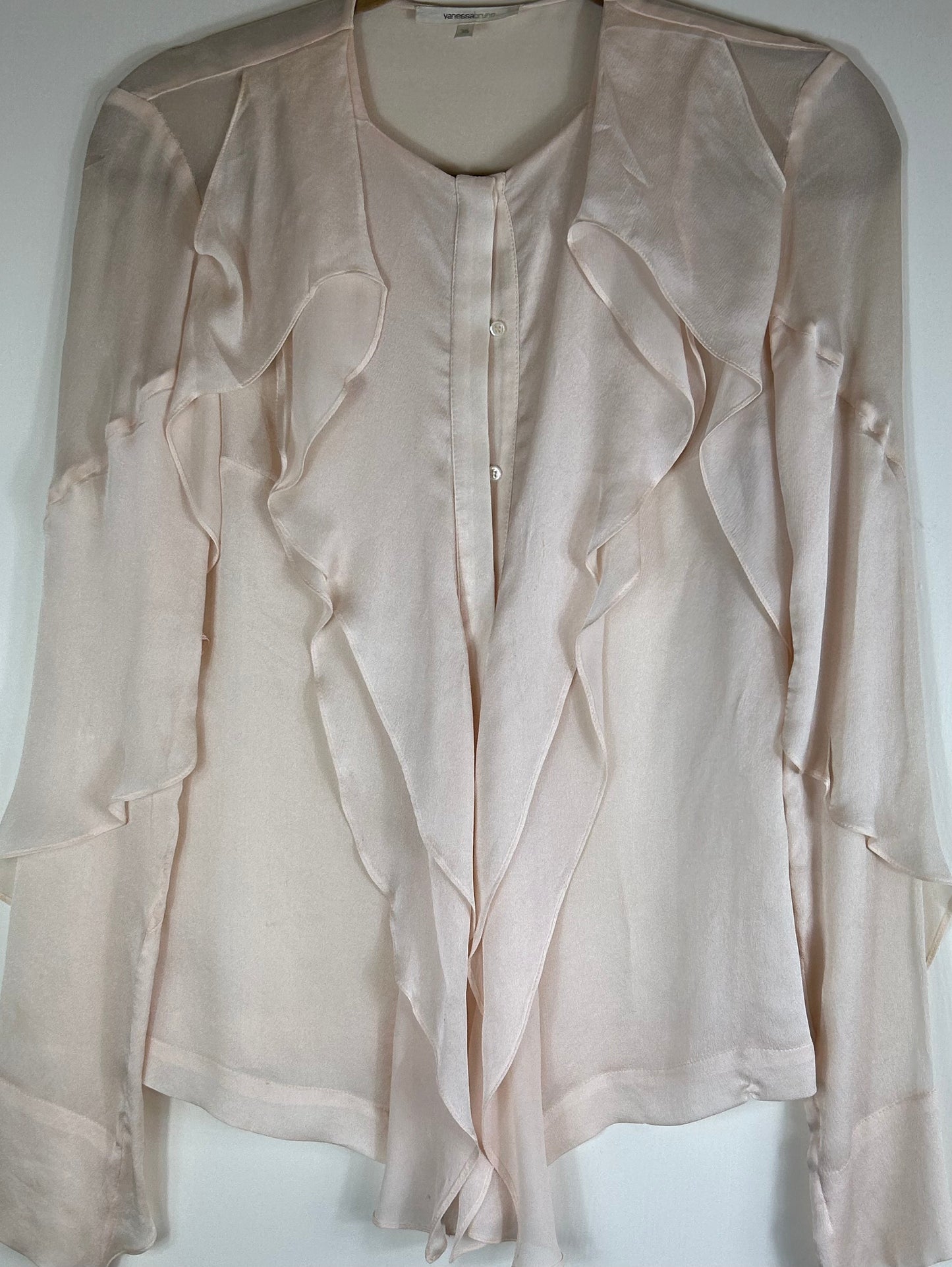 Pale peach Vanessa Bruno Silk Blouse