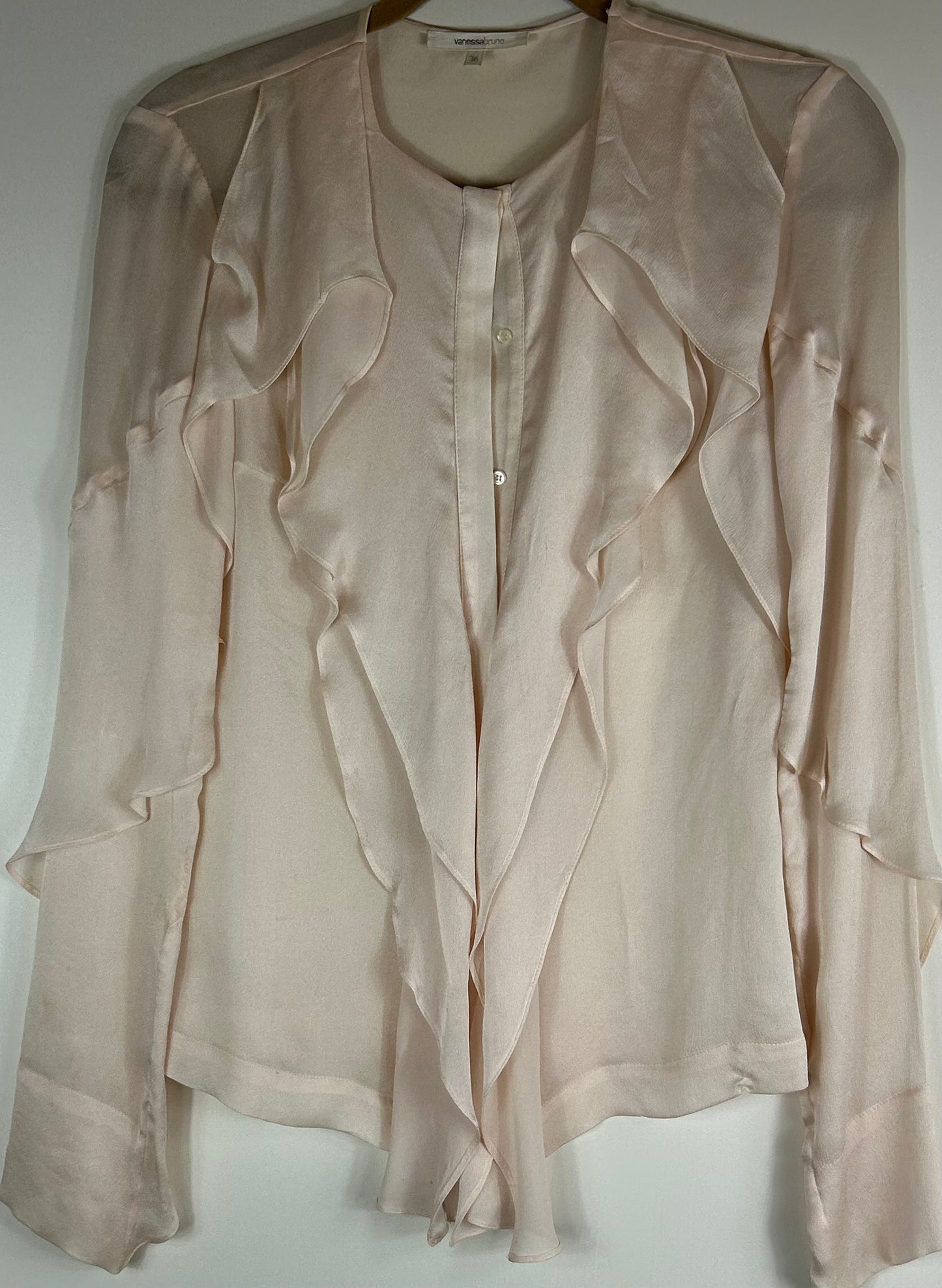 Pale peach Vanessa Bruno Silk Blouse