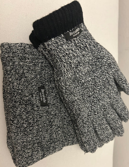 Grey Hat & Scarf Set