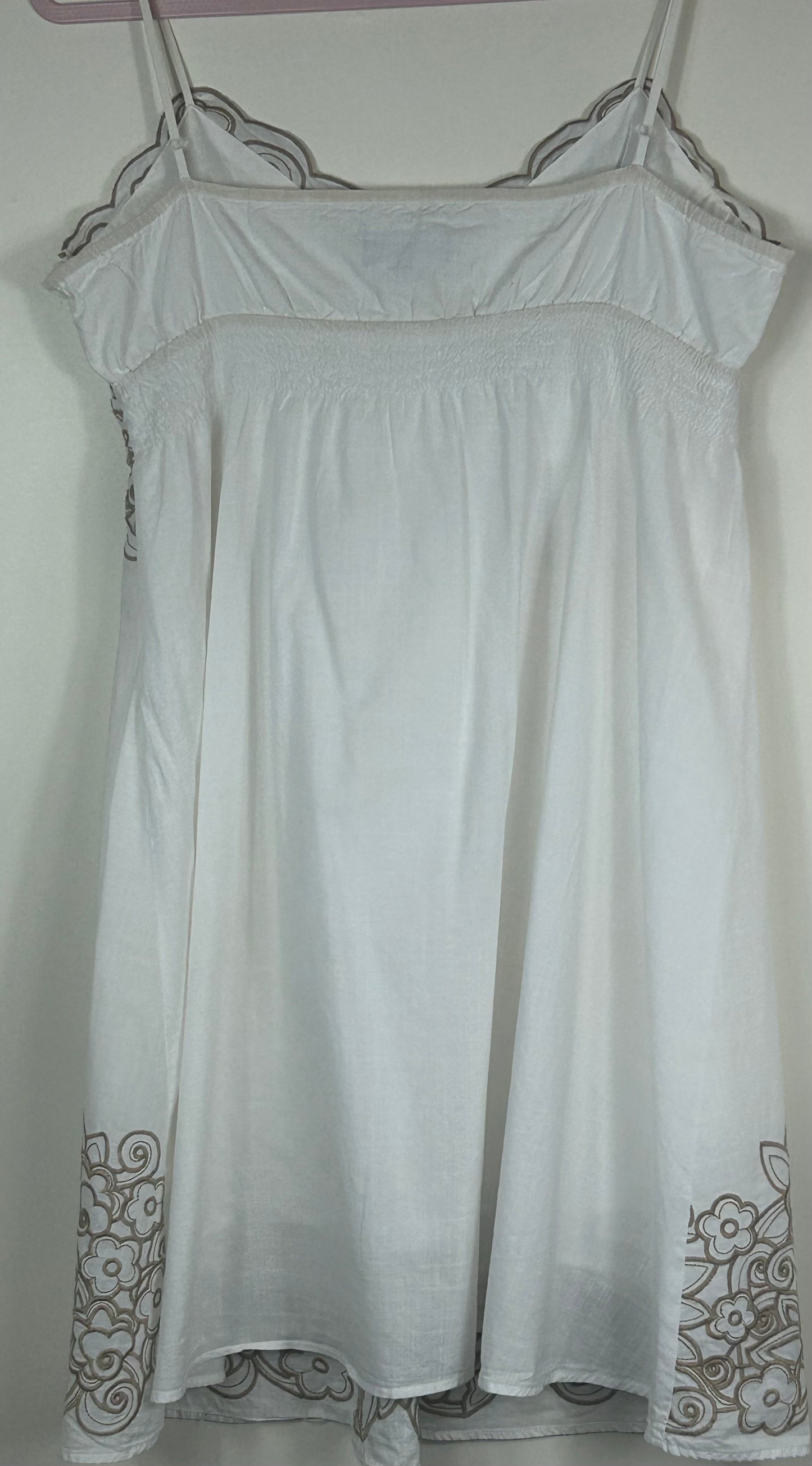 White PURPLE Summer Dress