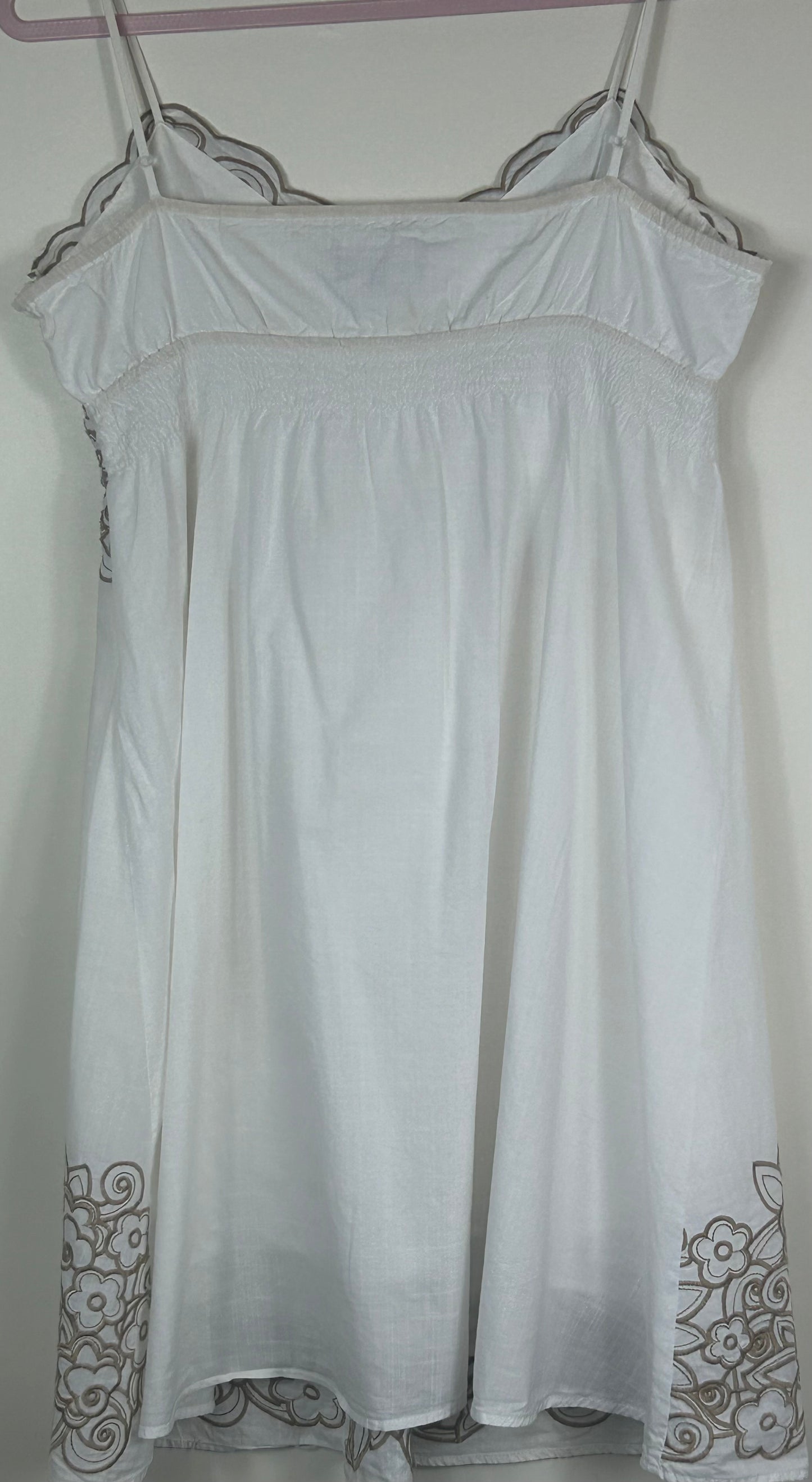 White PURPLE Summer Dress
