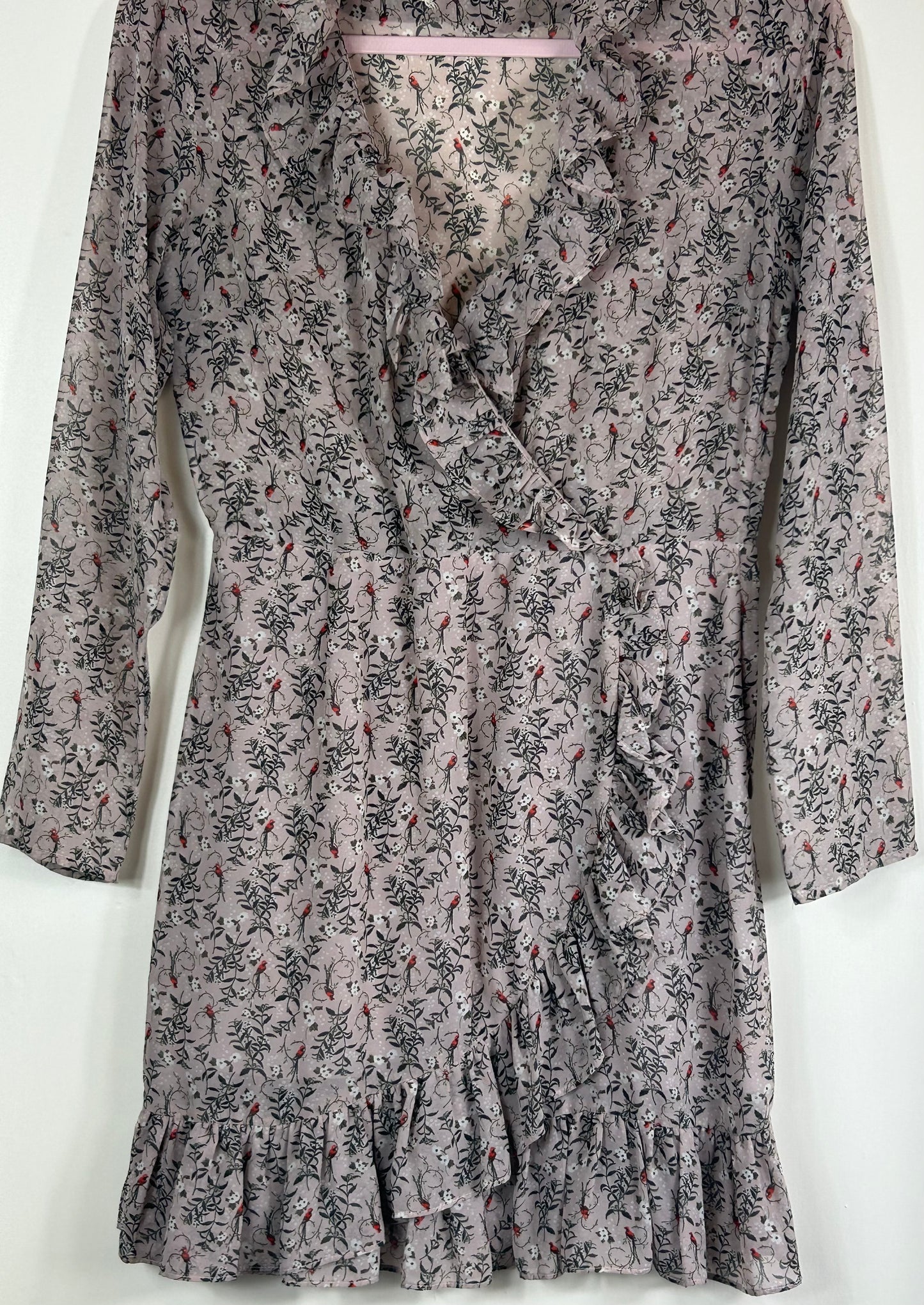 Dusty Pink H&M Patterned Dress