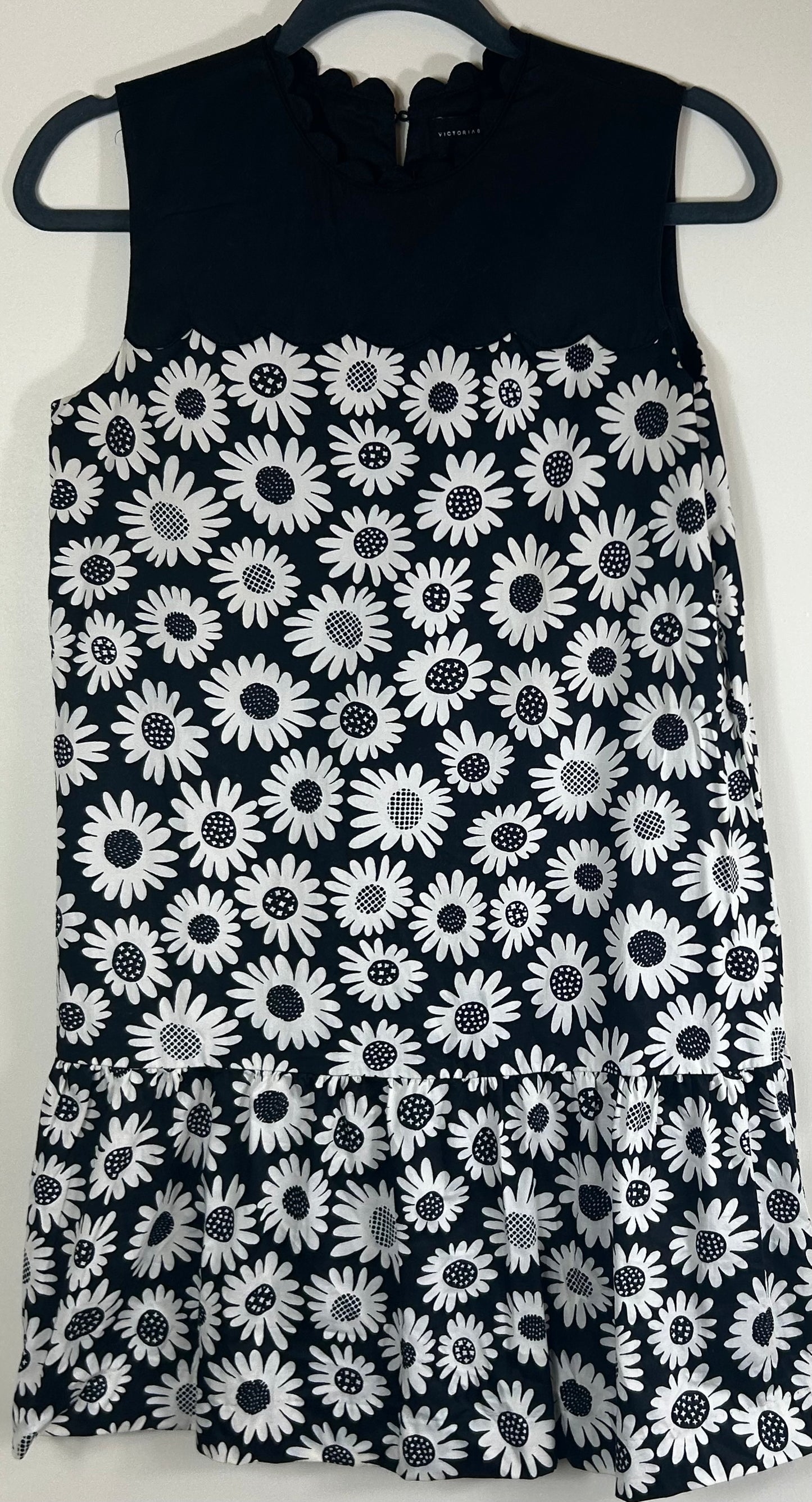Navy. Victoria Beckham Cotton Dress