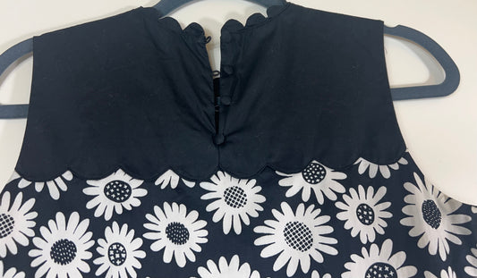 Navy. Victoria Beckham Cotton Dress