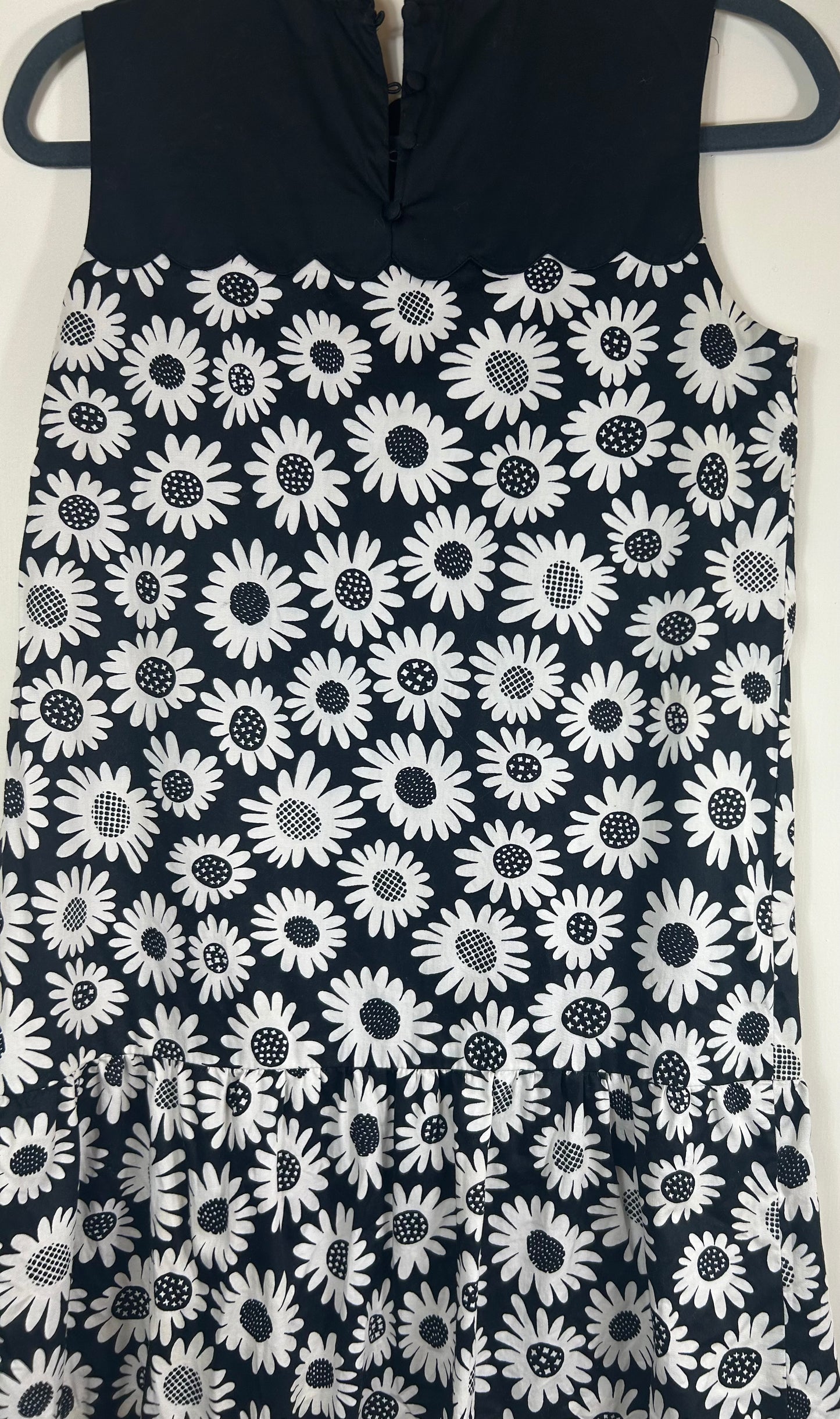Navy. Victoria Beckham Cotton Dress