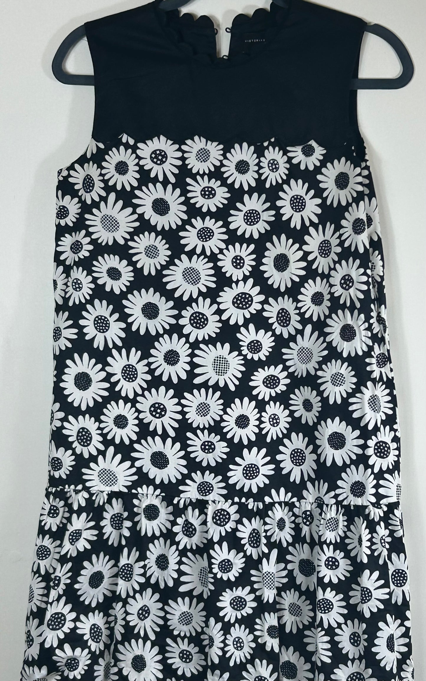 Navy. Victoria Beckham Cotton Dress