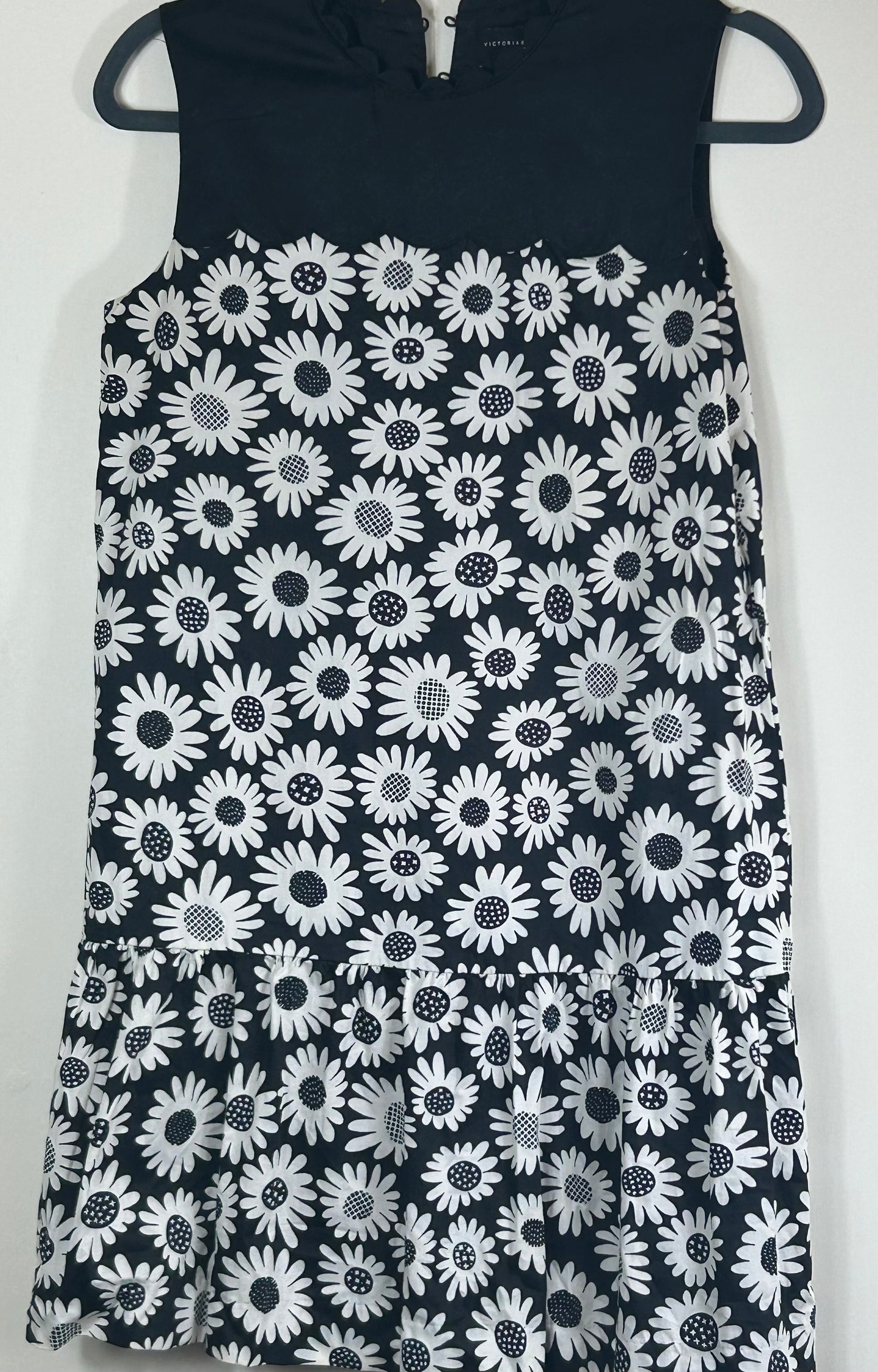 Navy. Victoria Beckham Cotton Dress